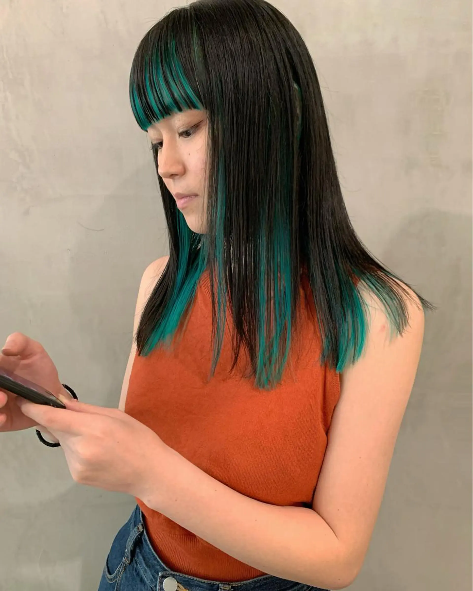 ロング カラー ヘアカラー トリートメント アンニュイヘア🪽 ayumiのヘアスタイル