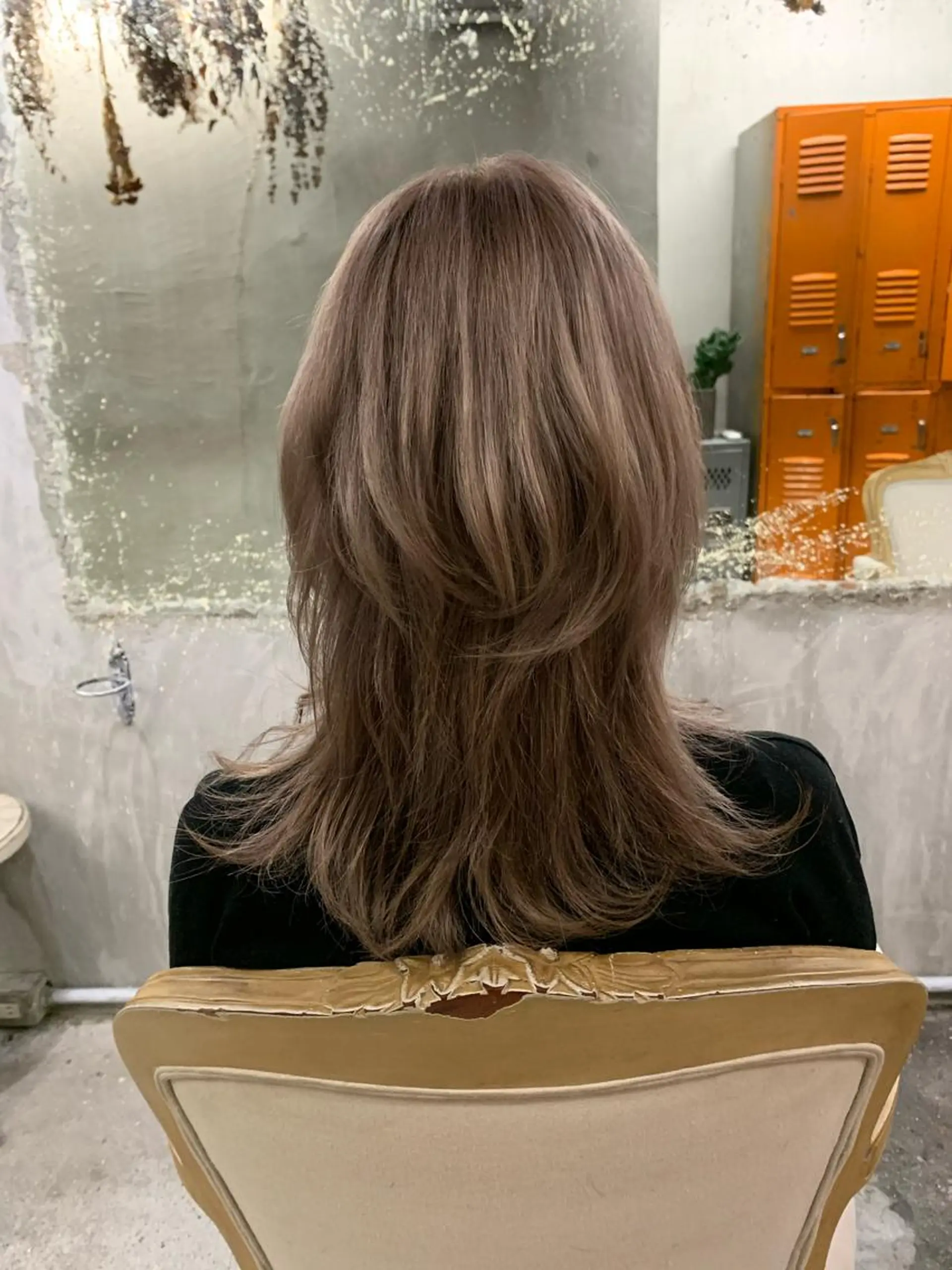 セミロング 似合わせカラー🫶 小川千波のヘアスタイル