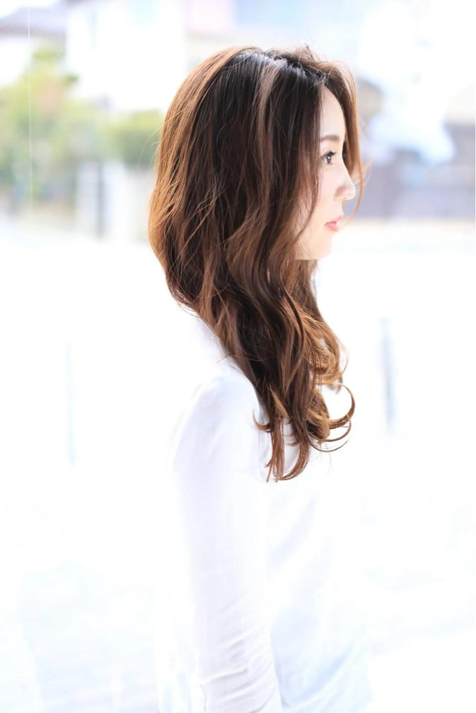 セミロング カット ヘアカラー トリートメント 青木 大輔のヘアスタイル