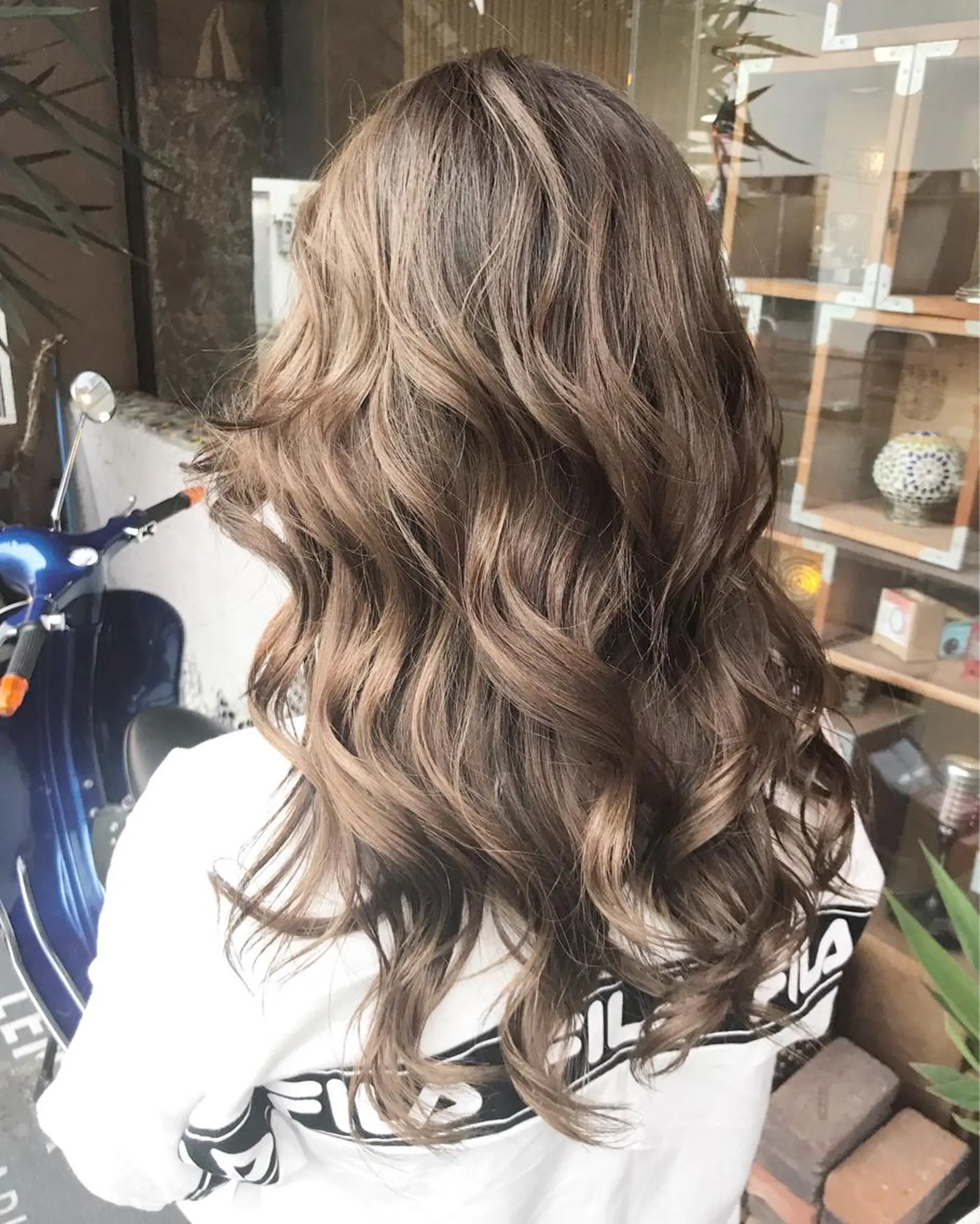 カラー ベージュカラー ヘアカラー トリートメント 玉木 育実のヘアスタイル