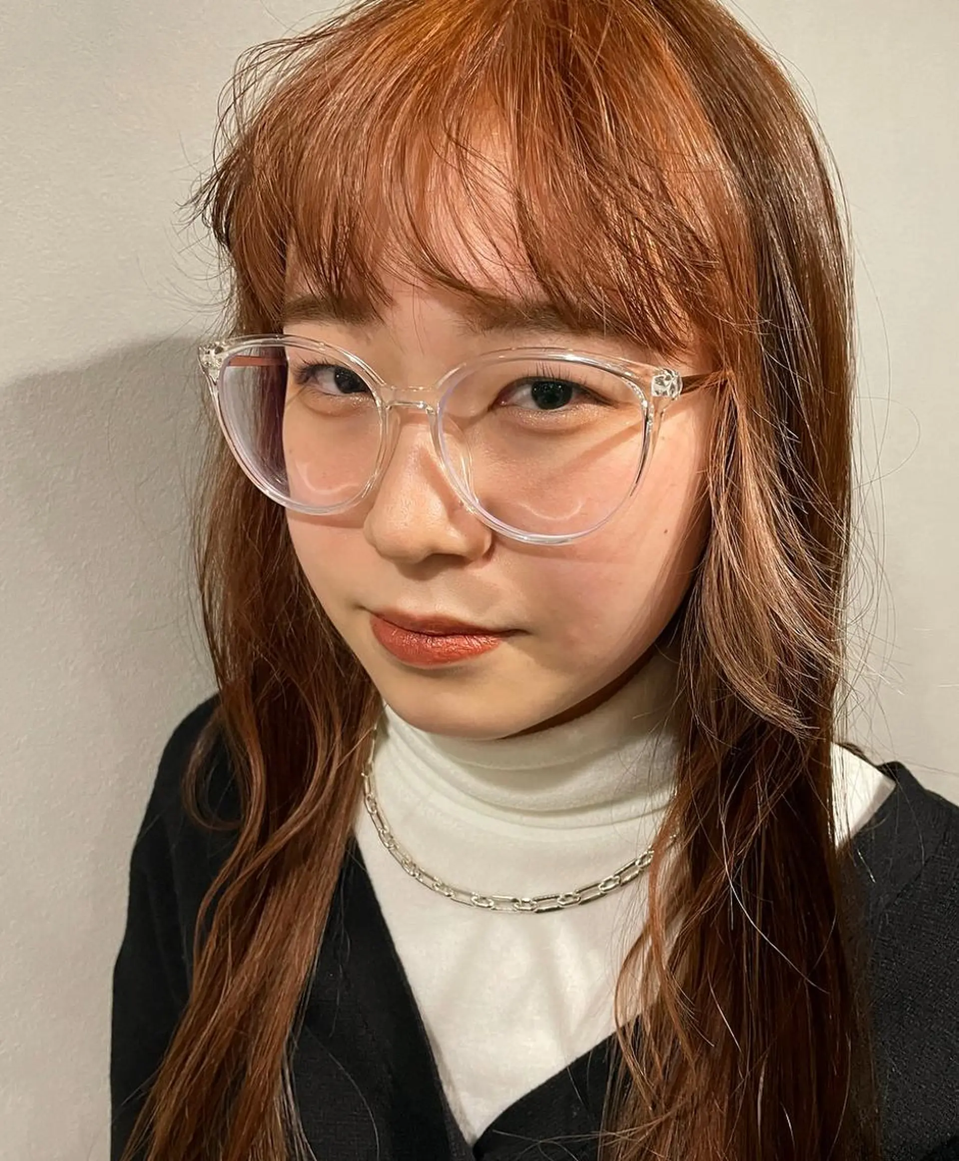 ロング カラー ブリーチ デザインカラー ダブルカラー ハイライトカラー オレンジ トリートメント sugino miyuuのヘアスタイル
