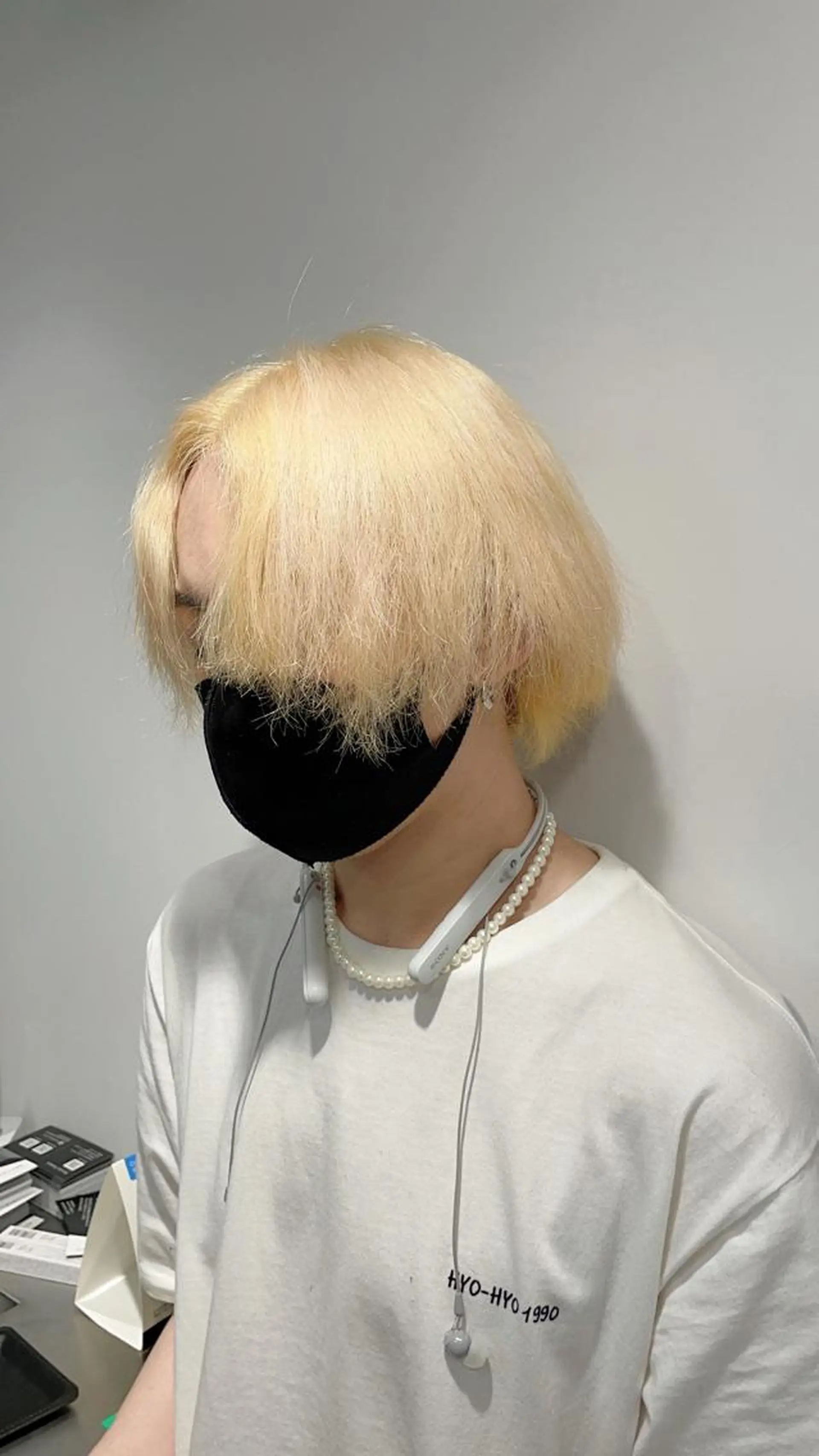 ミディアム カラー メンズ 飯塚 想のヘアスタイル