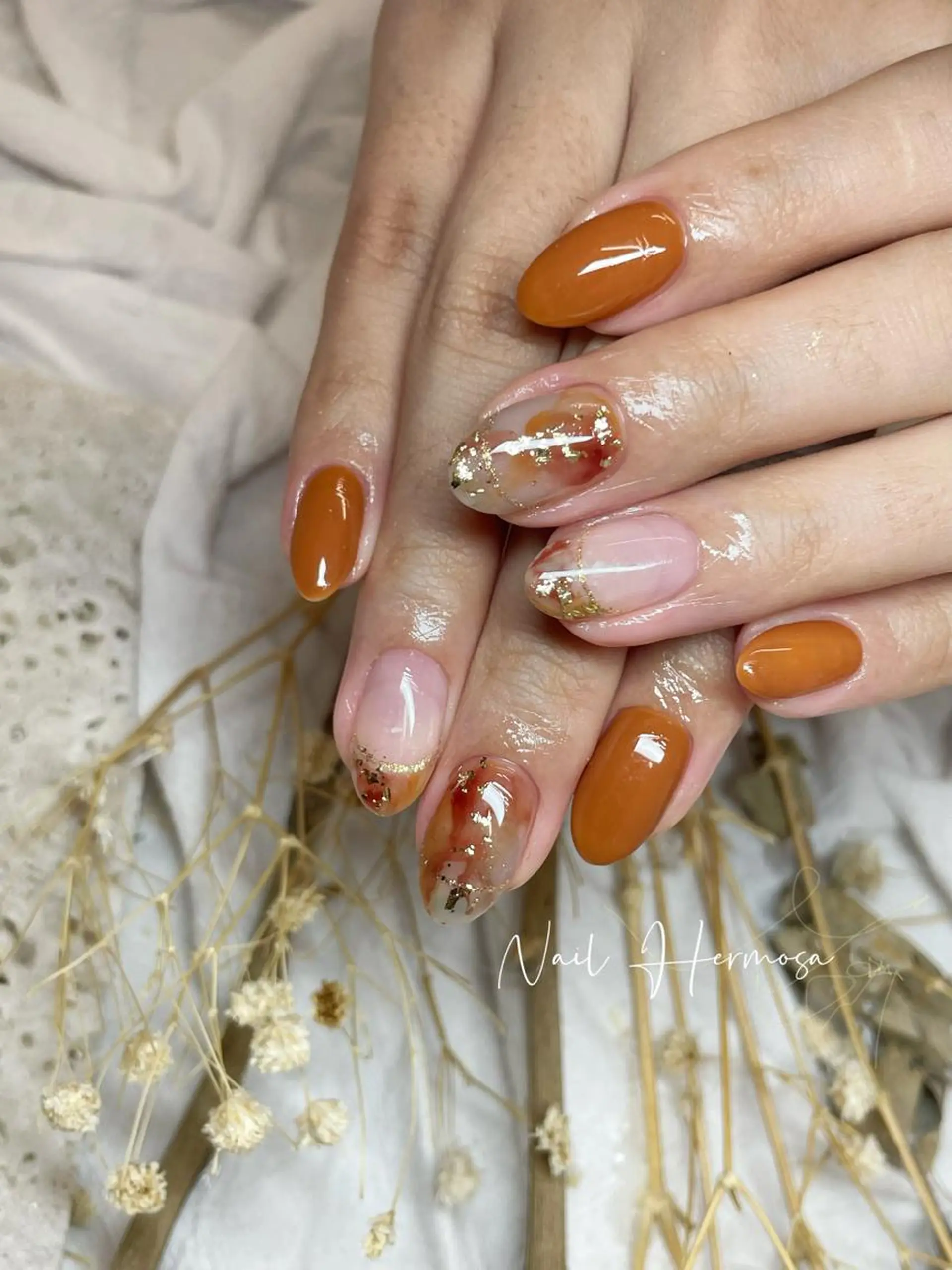 ネイル 桜ネイル 長さ出し フラッシュネイル フラワーネイル フットネイル ハンドネイル ネイル エルモサのネイルデザイン
