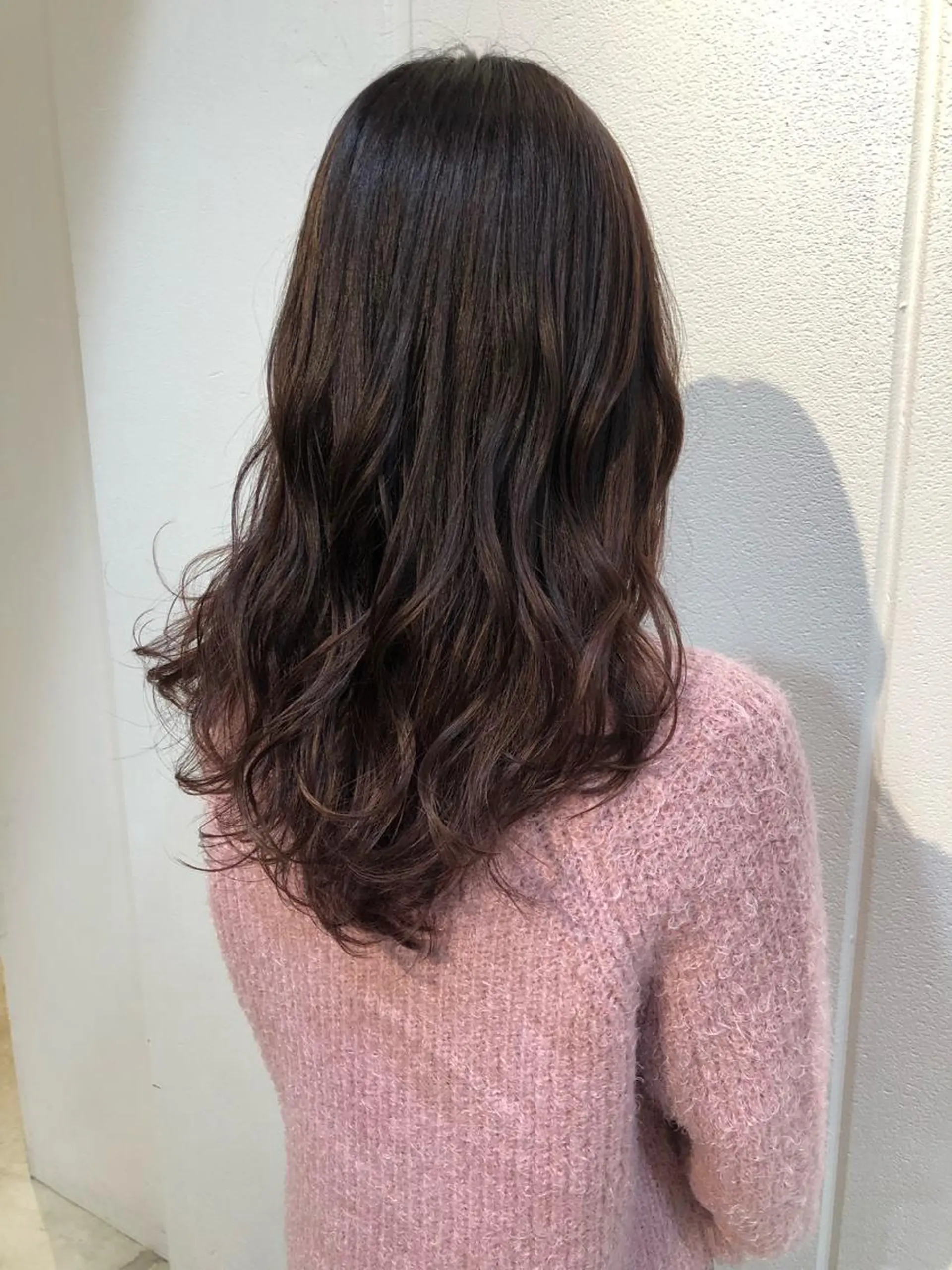 セミロング カラー 店長　鍜治本 颯太のヘアスタイル