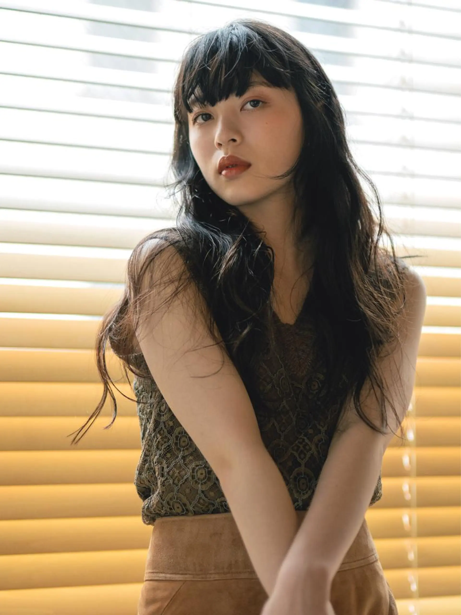 ロング パーマ 🎀ハイトーン/レイ ヤー/Reina🎀のヘアスタイル