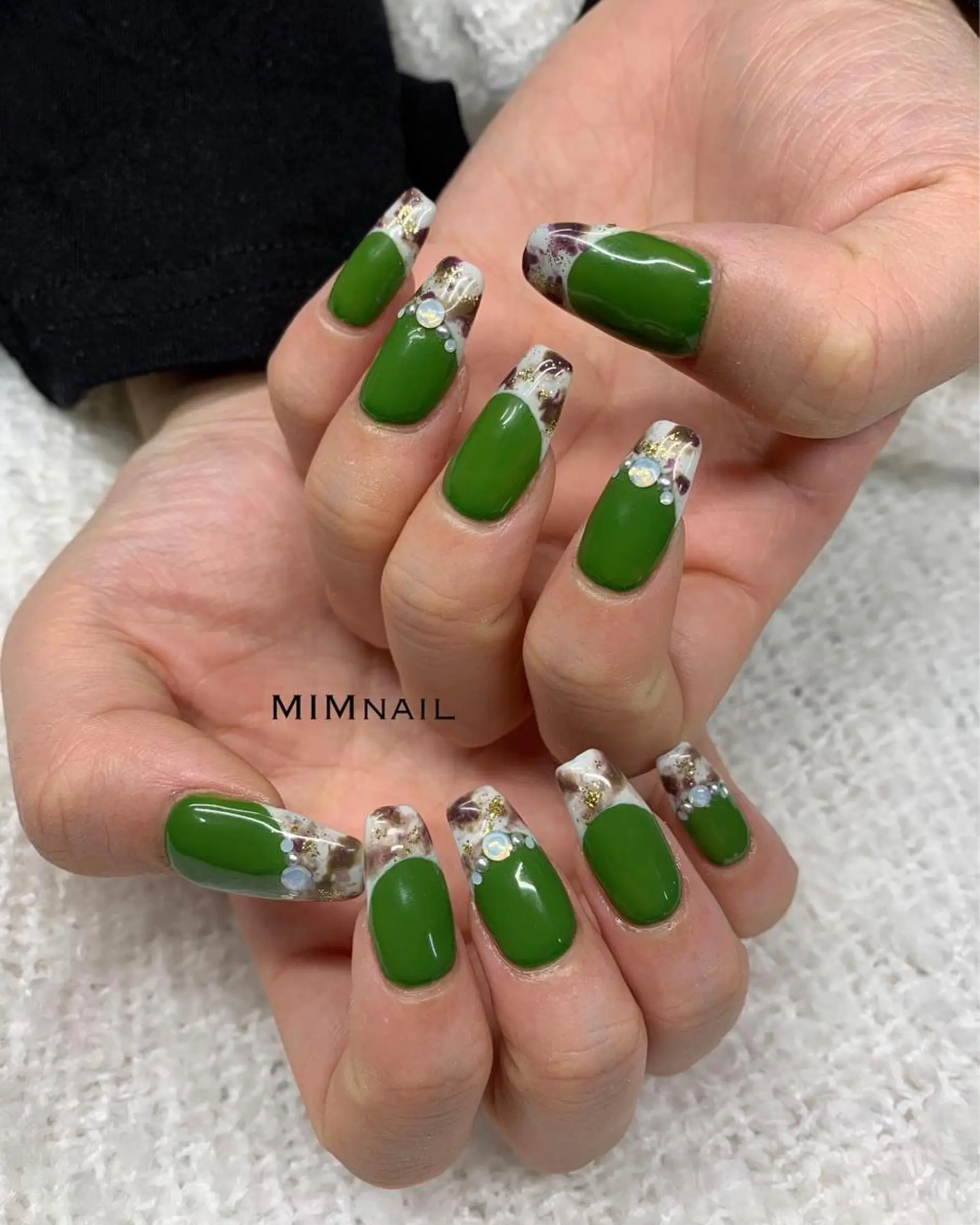 ネイル 長さ出し ニュアンスネイル スカルプネイル *･*MIMnail *･゜ﾟ･*:･*のネイルデザイン