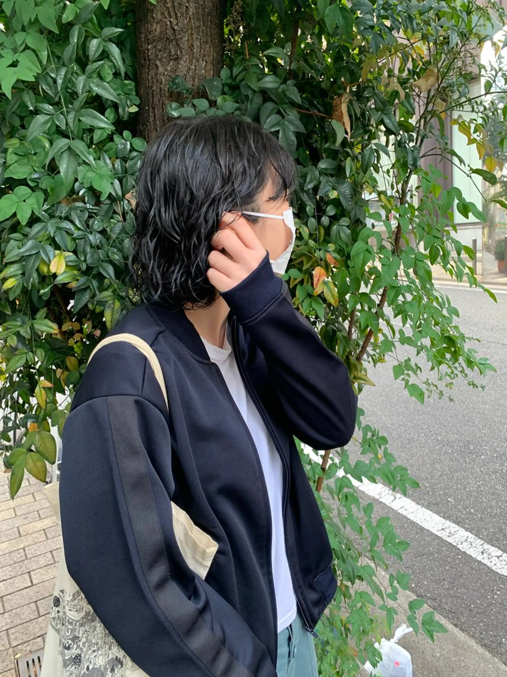ショート カラー パーマ ボブ 豊浦 翔太のヘアスタイル