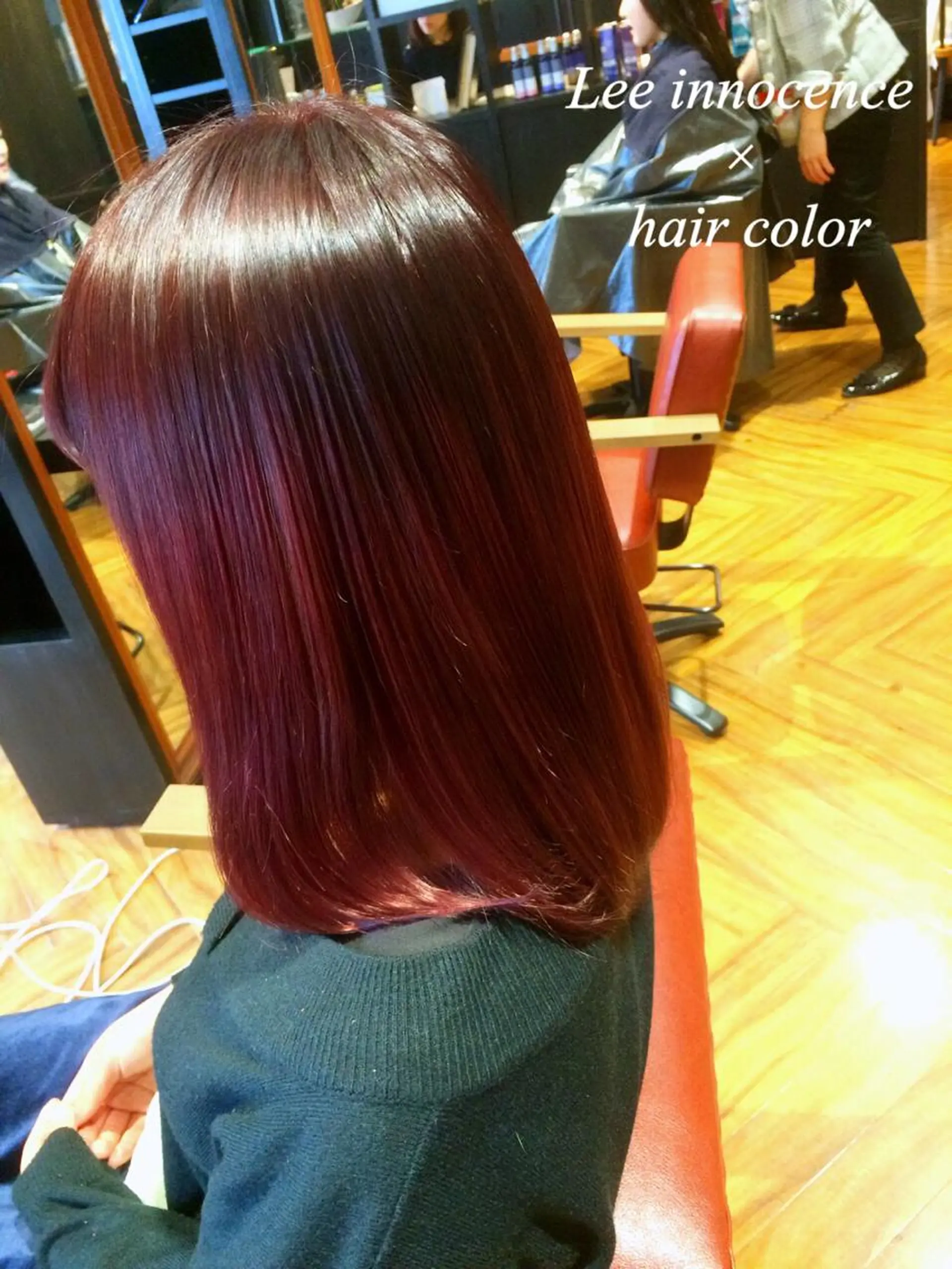 ミディアム セミロング ロング カラー グラデーションカラー ピンクカラー カラー&矯正スペシャ リスト宮本　伸一のヘアスタイル