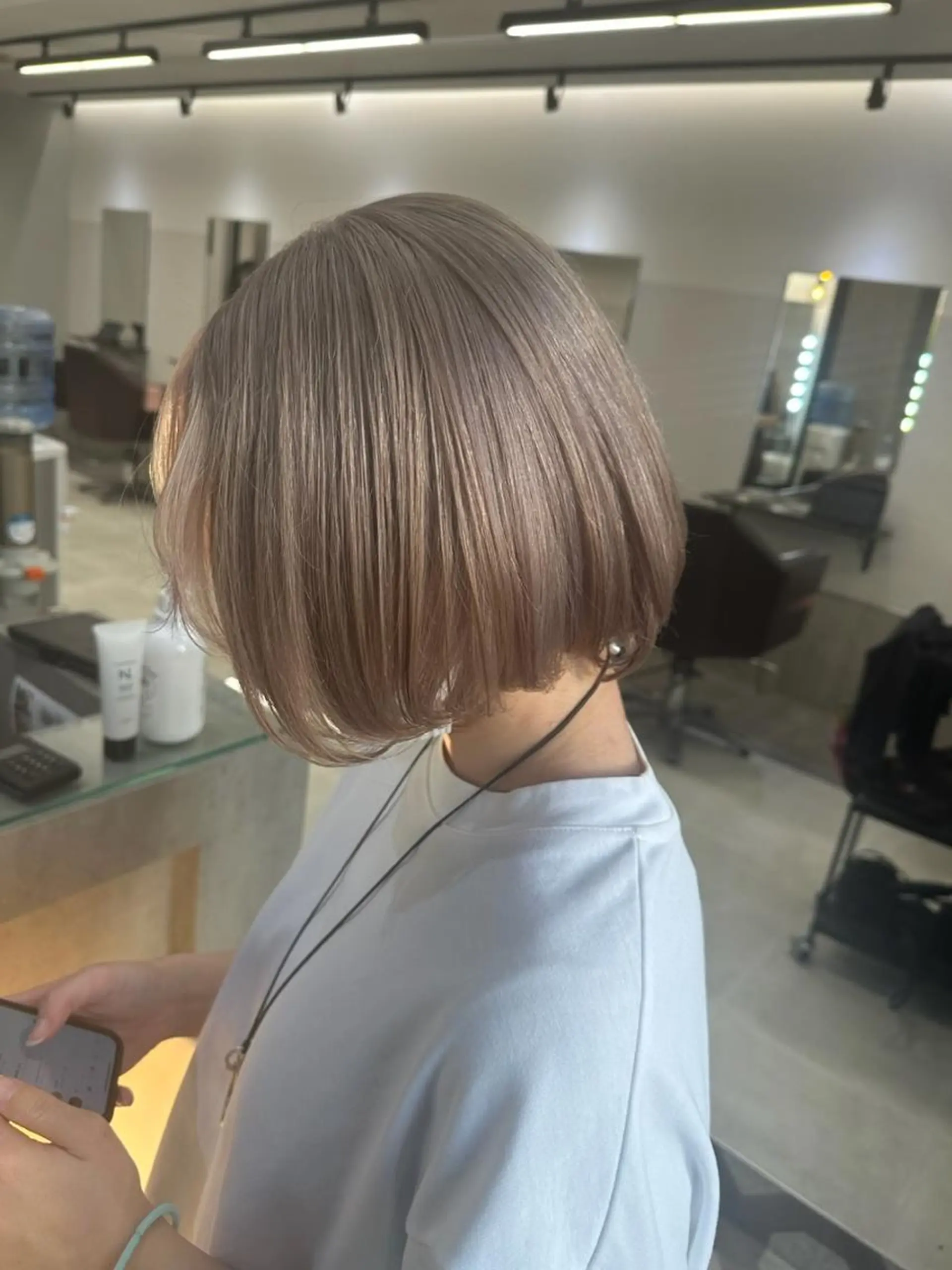 セミロング カラー ヘアカラー トリートメント JILL by GiseL/天神のヘアスタイル