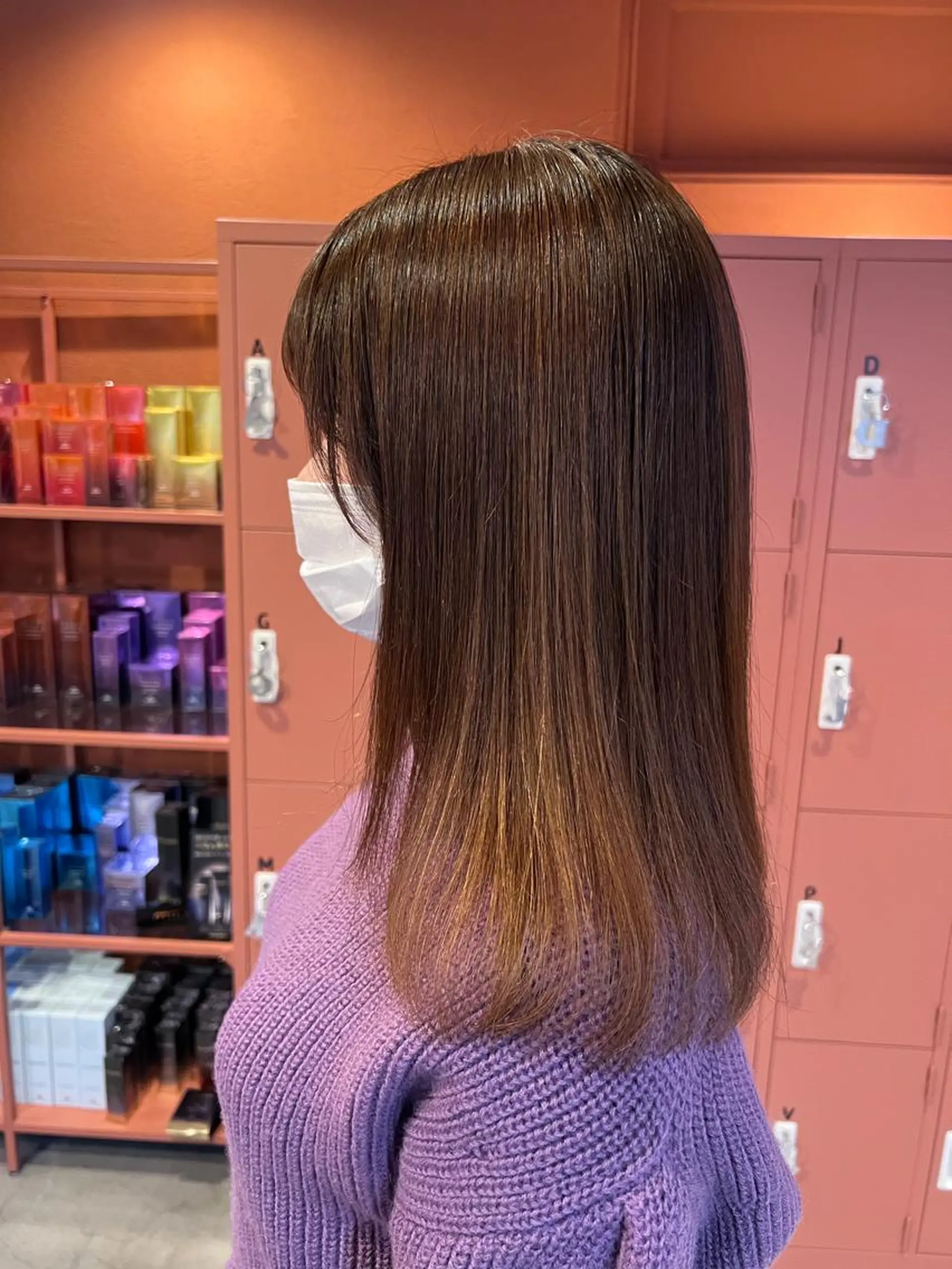 ロング カラー 髪質改善 沖縄/ヘアアレンジ /着付けのヘアスタイル