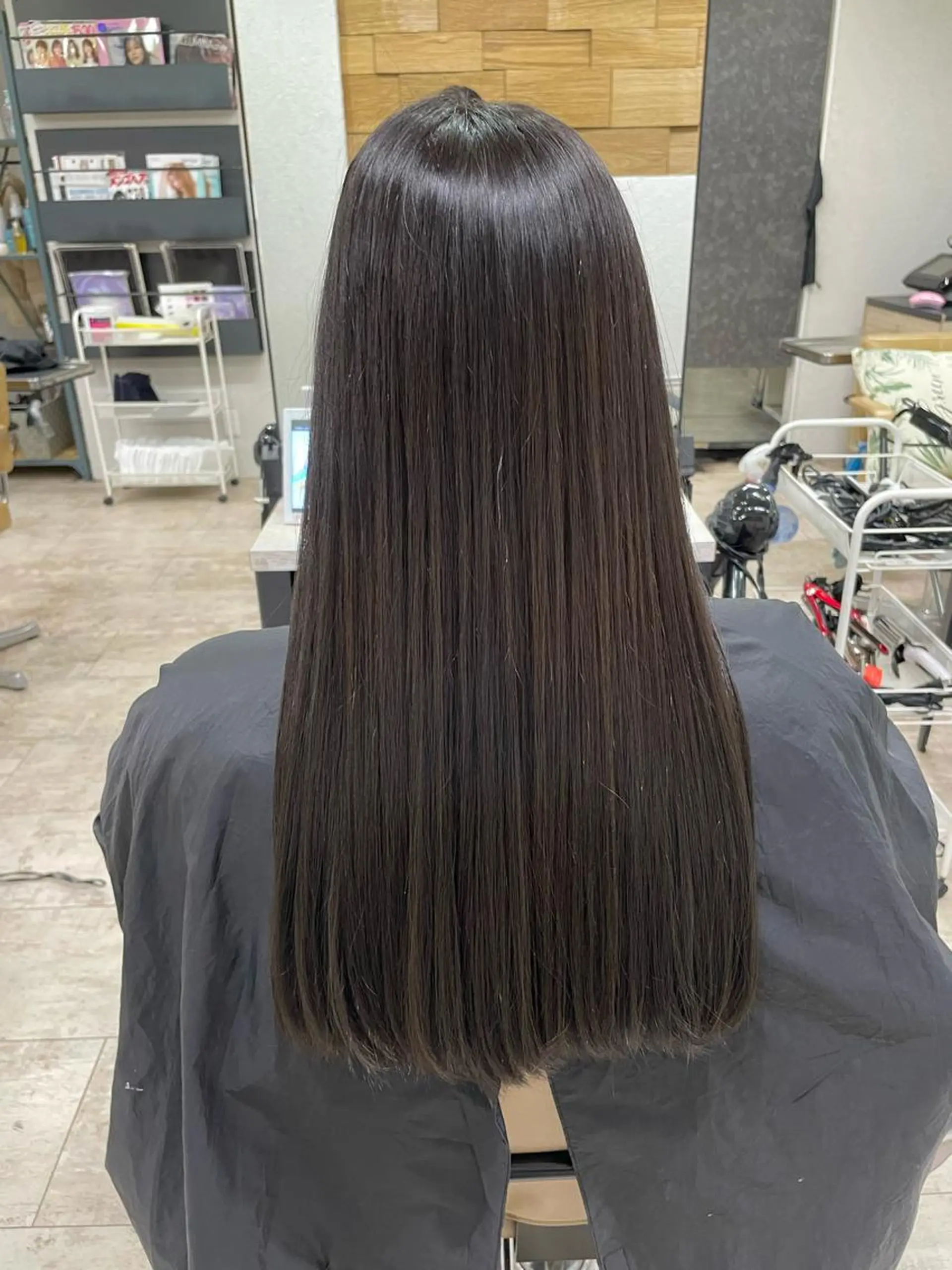 ロング カラー カット 縮毛矯正 🐱加賀 瑛里奈🦊のヘアスタイル