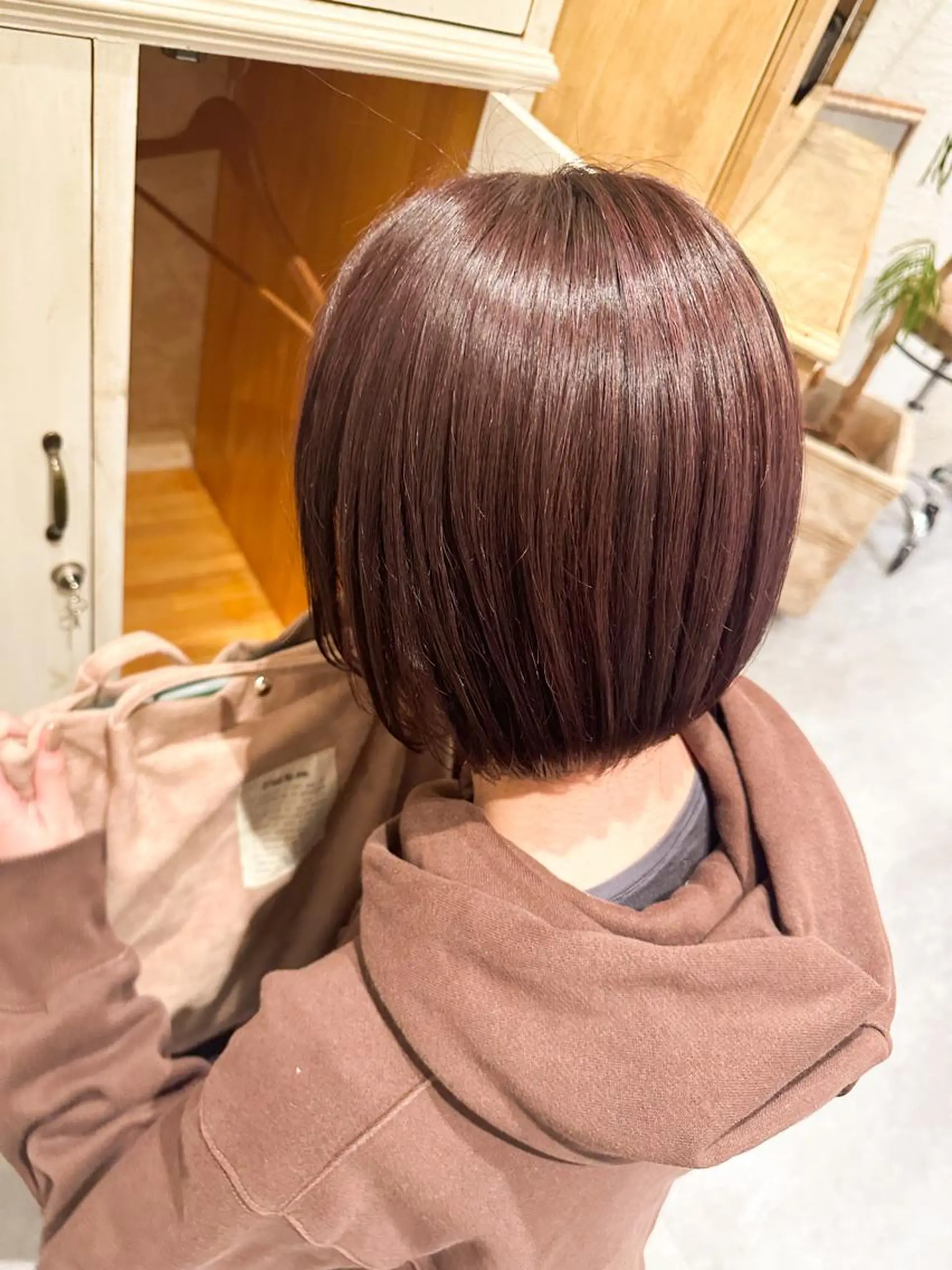 ショート カラー ヘアアレンジ ボブ ヘアカラー トリートメント 齊藤 優のヘアスタイル