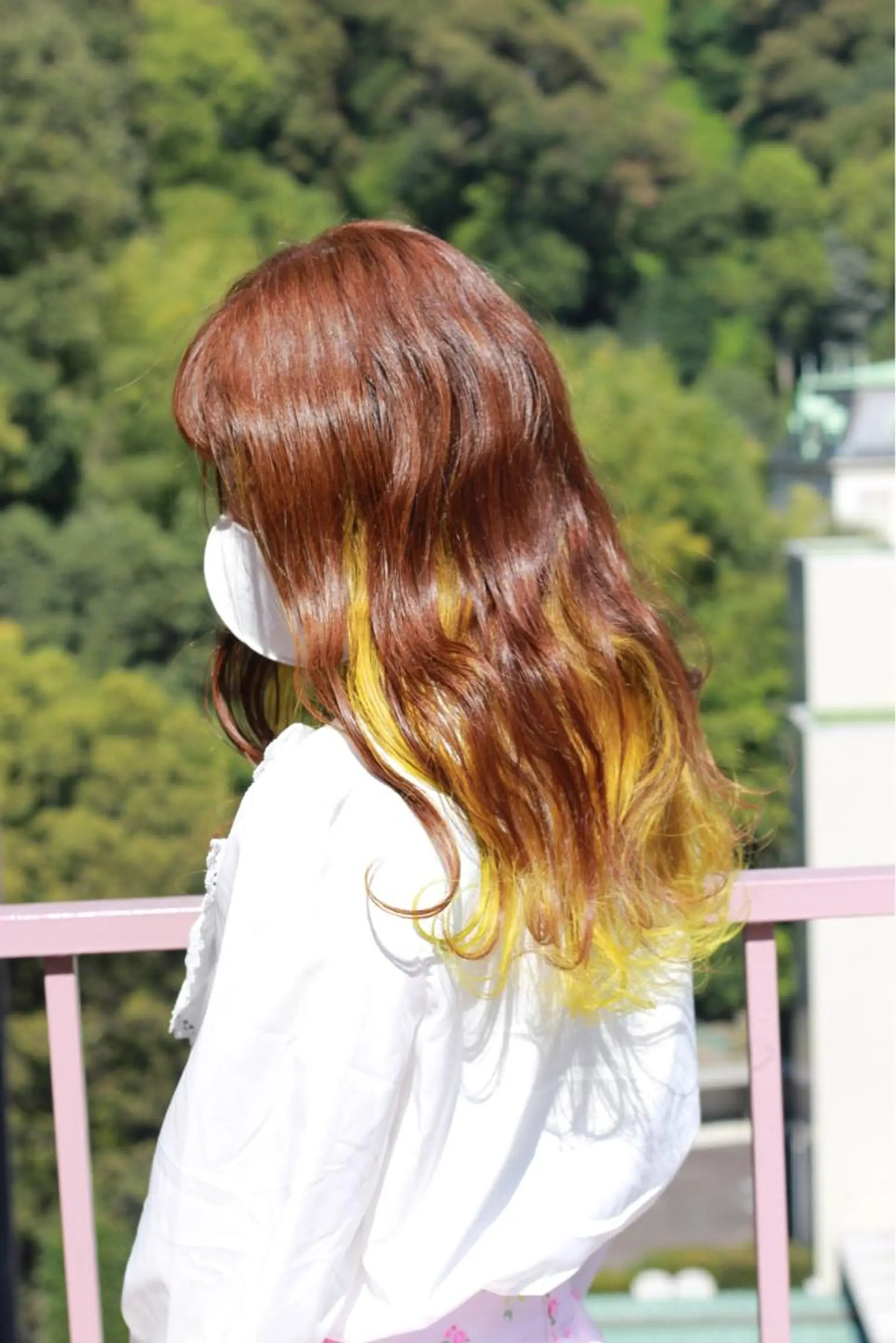 ロング カラー イエローカラー ヘアカラー Viage （ビアージュ）のヘアスタイル