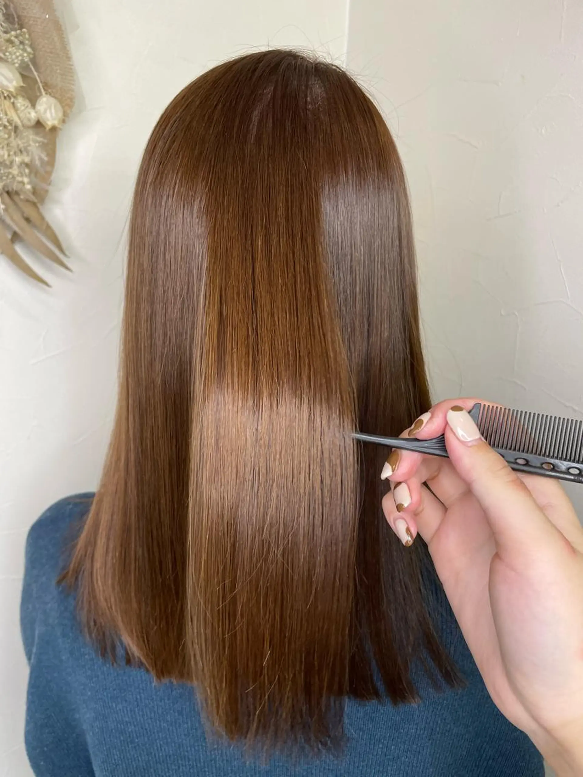 ロング ヘアカラー トリートメント ANNA 🧸のヘアスタイル