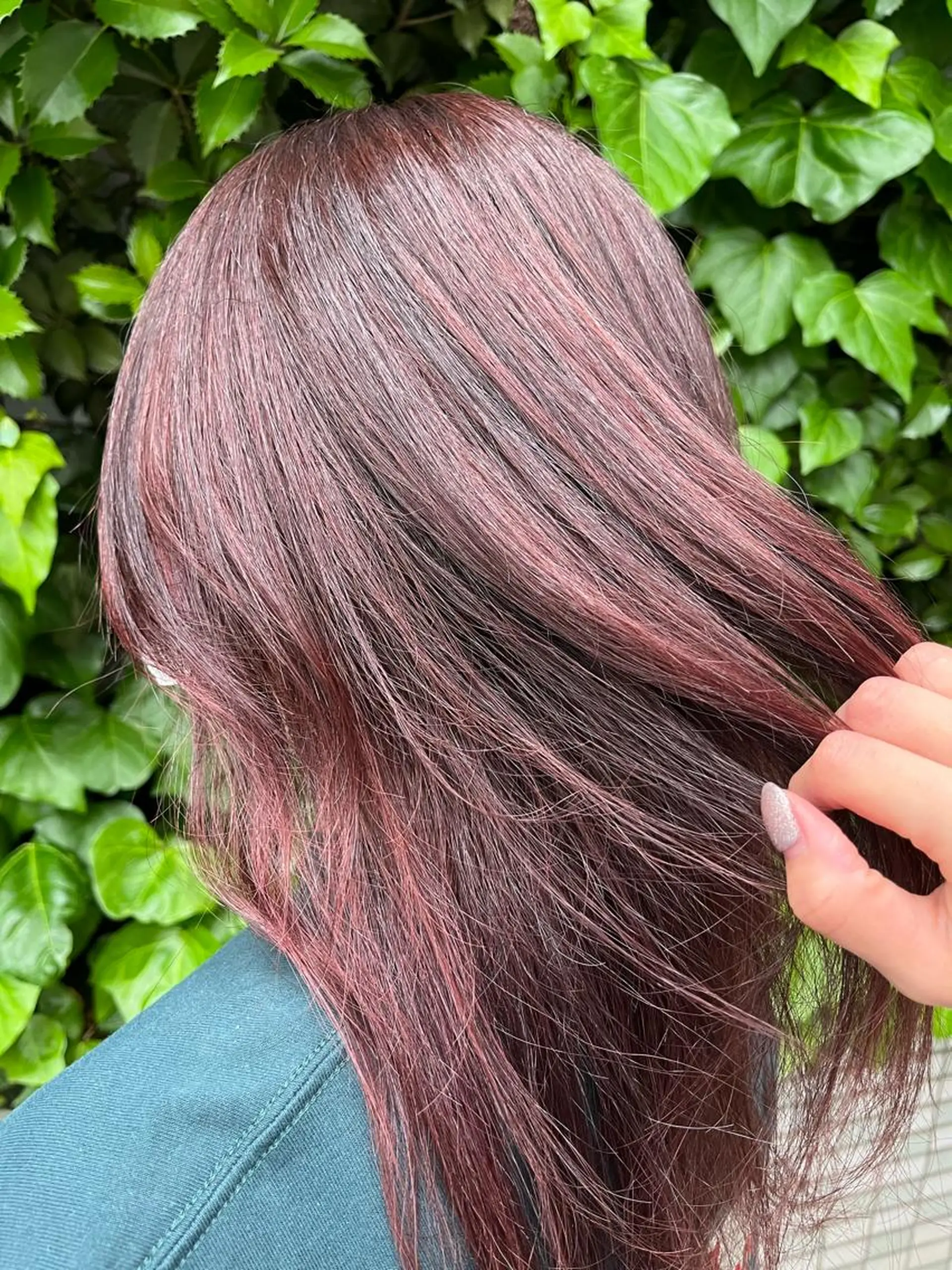 ロング カラー ピンクカラー IMARI /のヘアスタイル