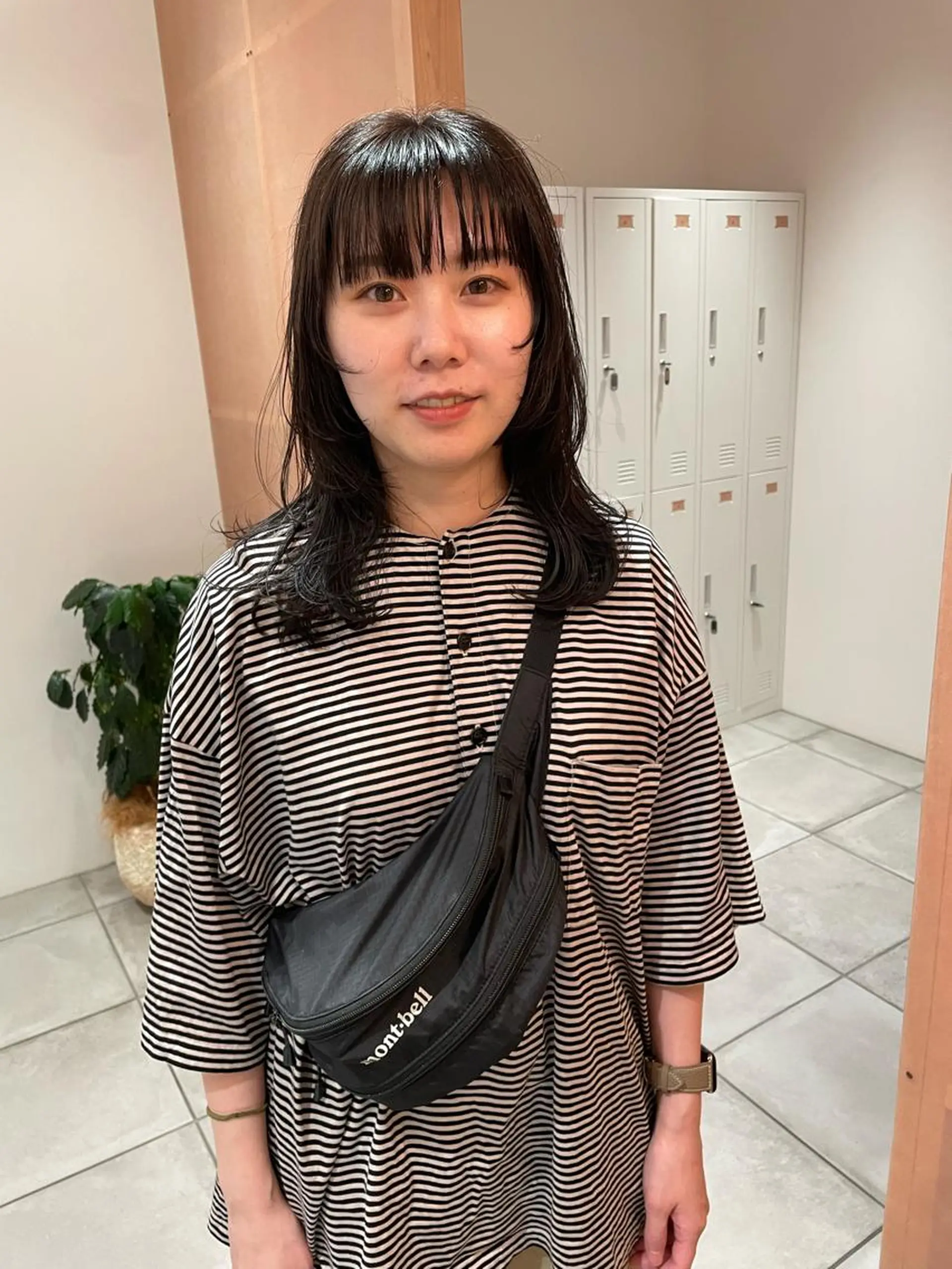 ミディアム 上平 綾菜のヘアスタイル