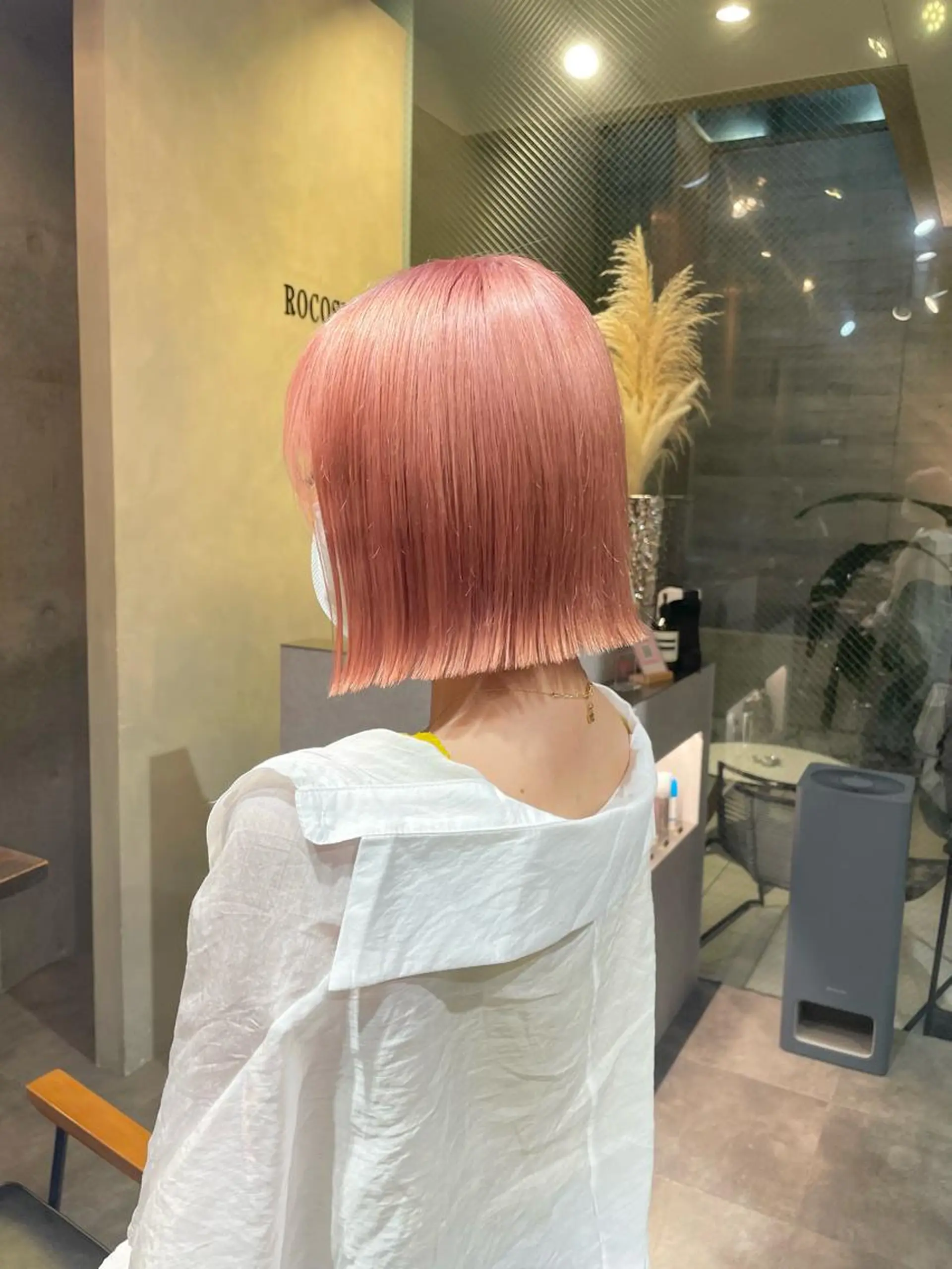 ショート 切りっぱなしボブ ボブ 平成ギャル×韓国 mix💖MIKUのヘアスタイル