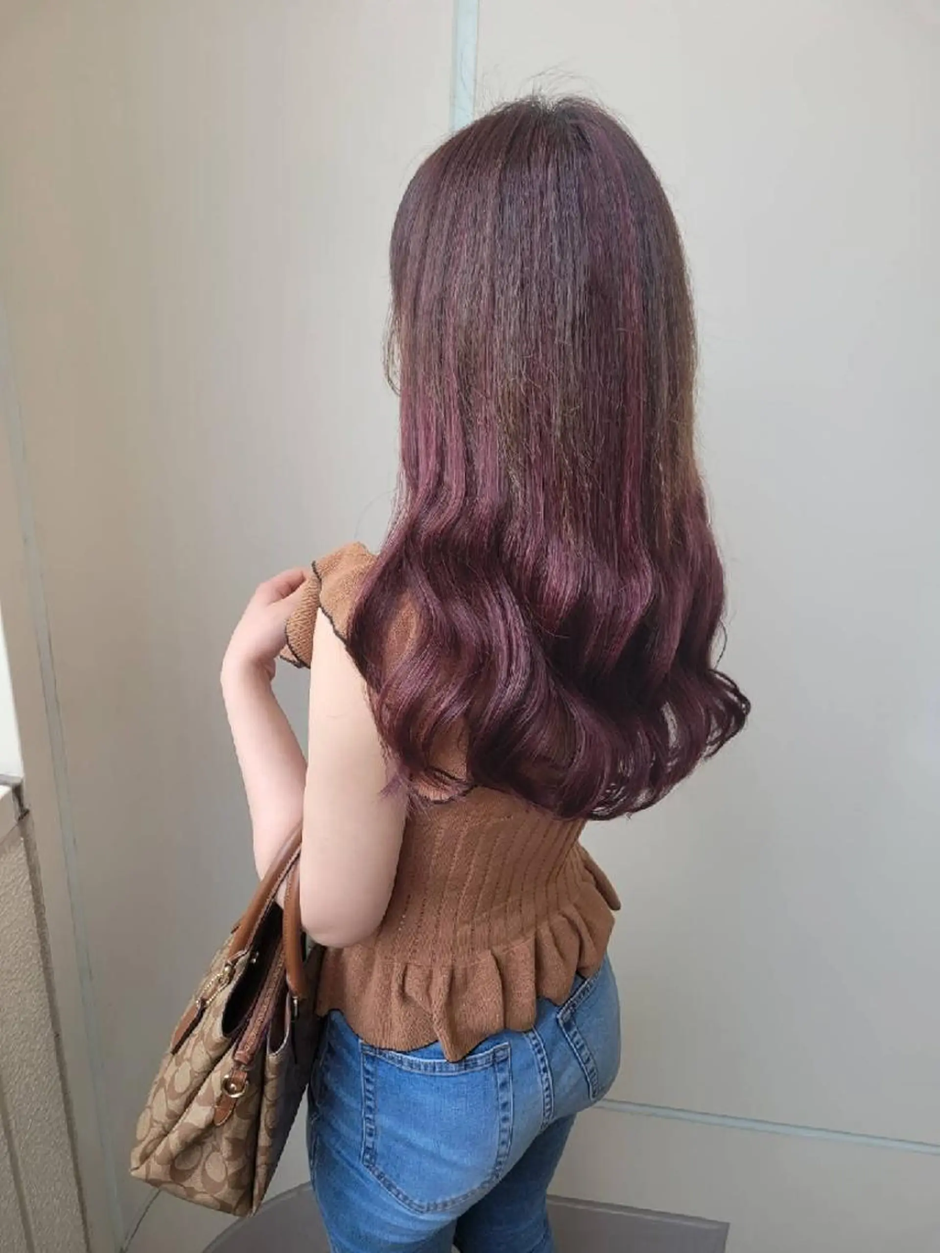 カラー ロング ママ美容師まつげ 🤍まき🤍のヘアスタイル