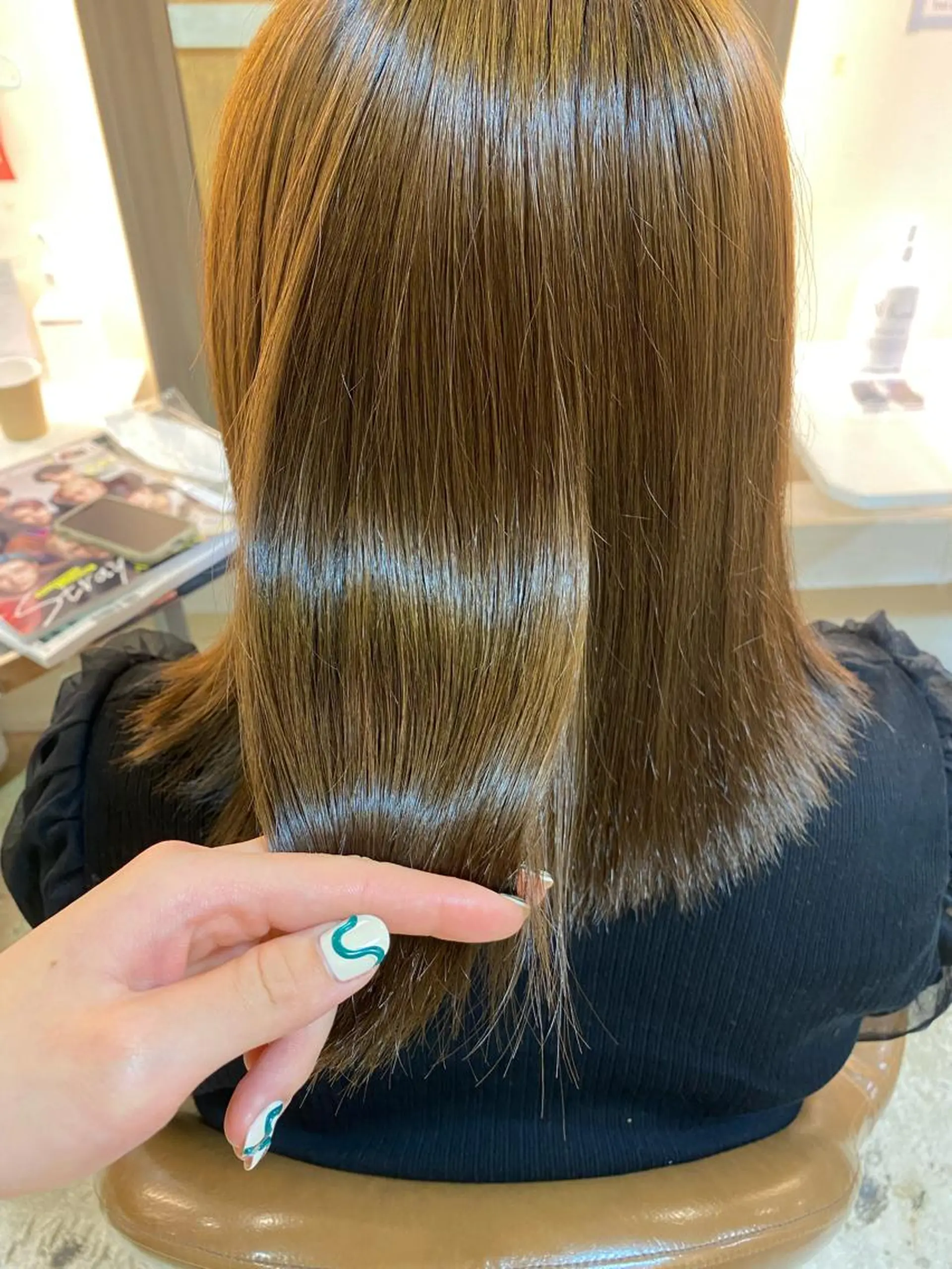 ミディアム unsarto poi所属・柳澤きょうこ/ボブ 髪質改善/ヘアセットのヘアスタイル