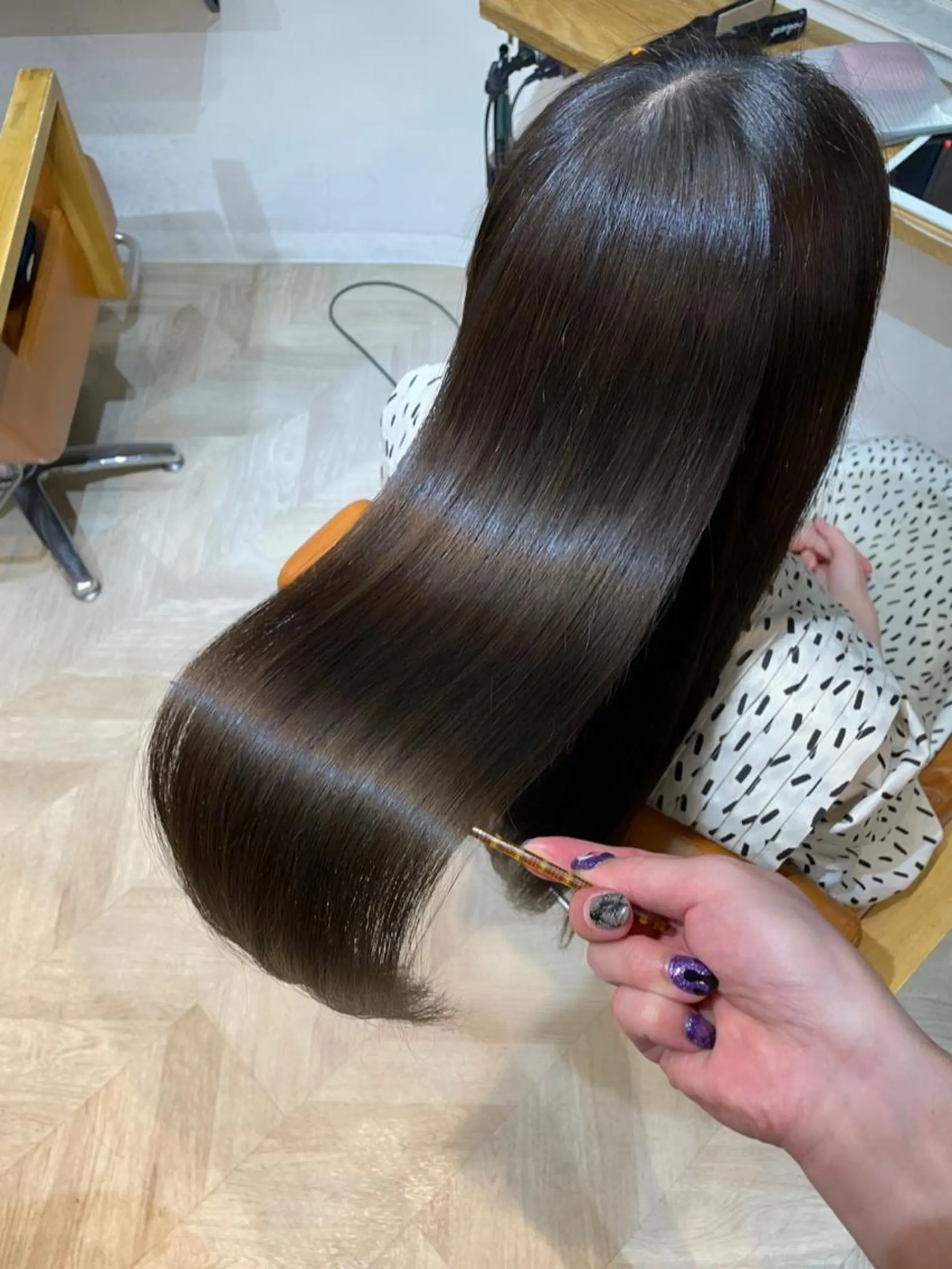 ロング カラー トリートメント she2.新宿 Shotoのヘアスタイル