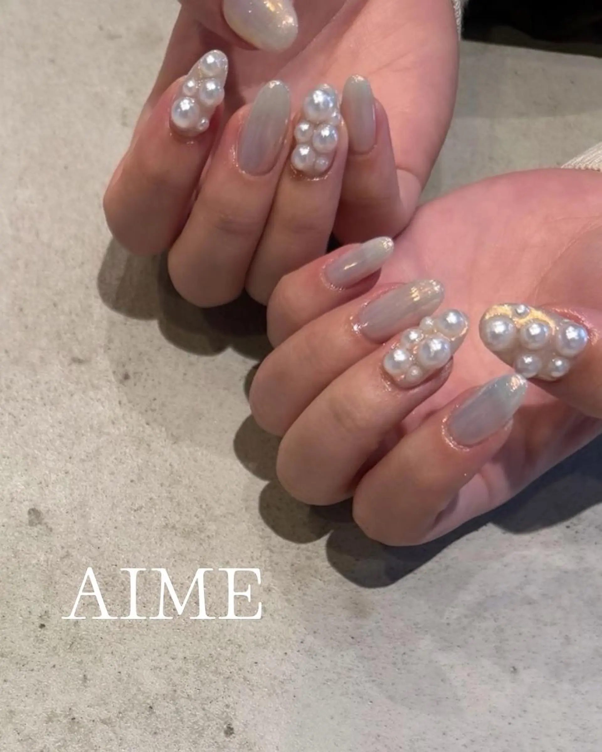 ネイル アートネイル ハンドネイル AIME （momo）のネイルデザイン