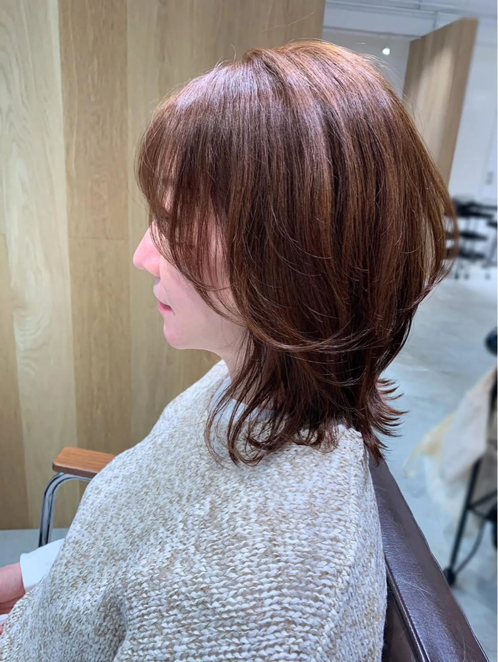 ショート カラー カット ヘアカラー トリートメント 藤野なつえ ナチュラルのヘアスタイル