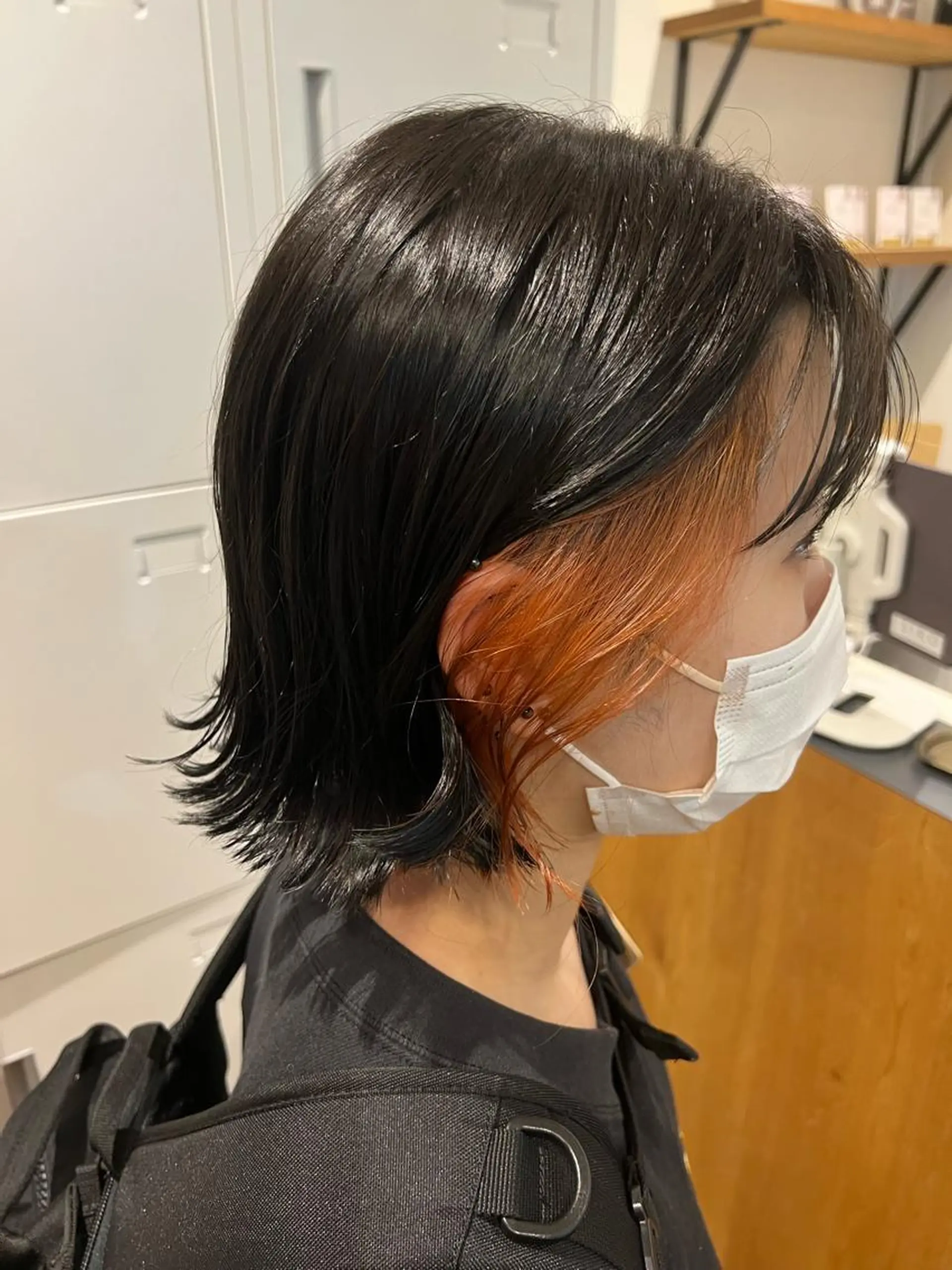 カラー オレンジ .sirohair momoka🫧のヘアスタイル