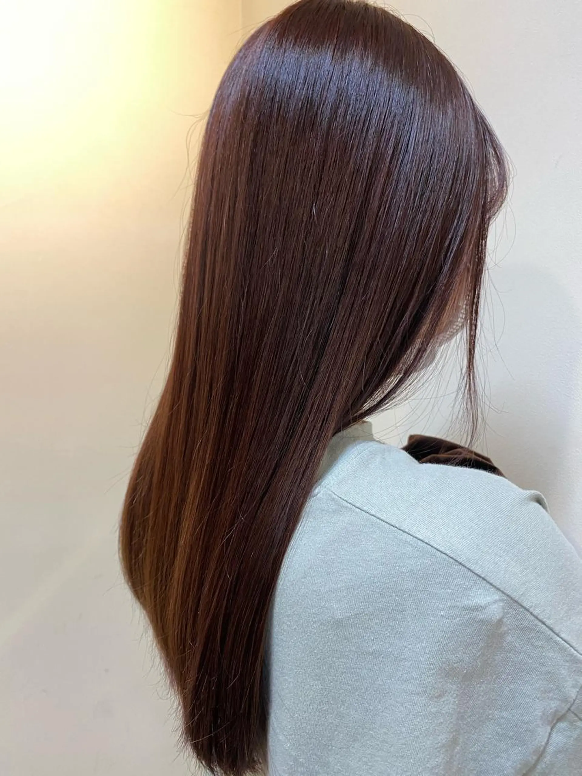 ロング ヘアカラー トリートメント 水谷 菜央のヘアスタイル