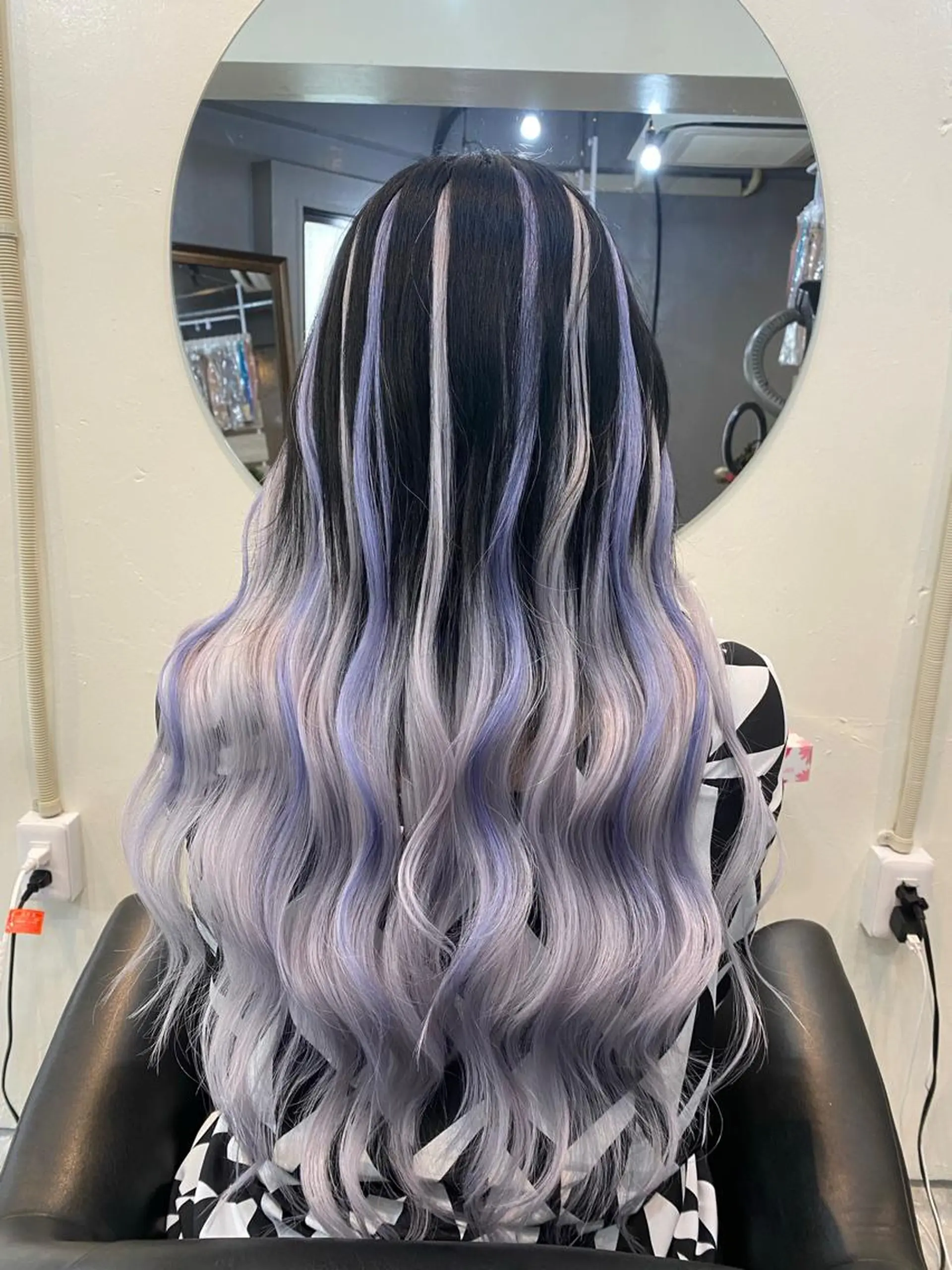 ロング カラー エクステ 🦋美髪ハイトーン/ レイヤー🦋るくものヘアスタイル