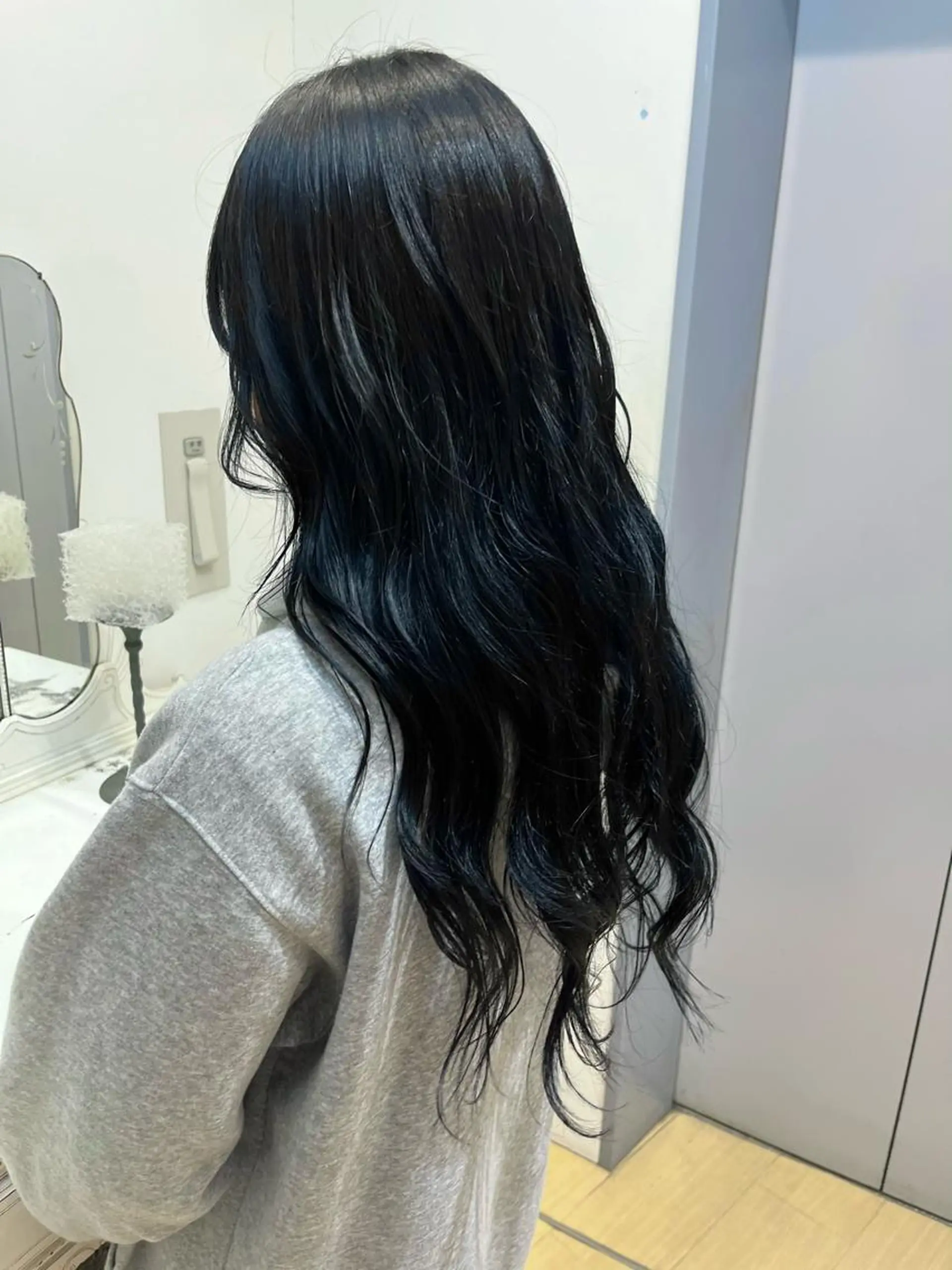 ロング ヘアカラー トリートメント 💠つたふうか/ 韓国/メンズヘア💠のヘアスタイル