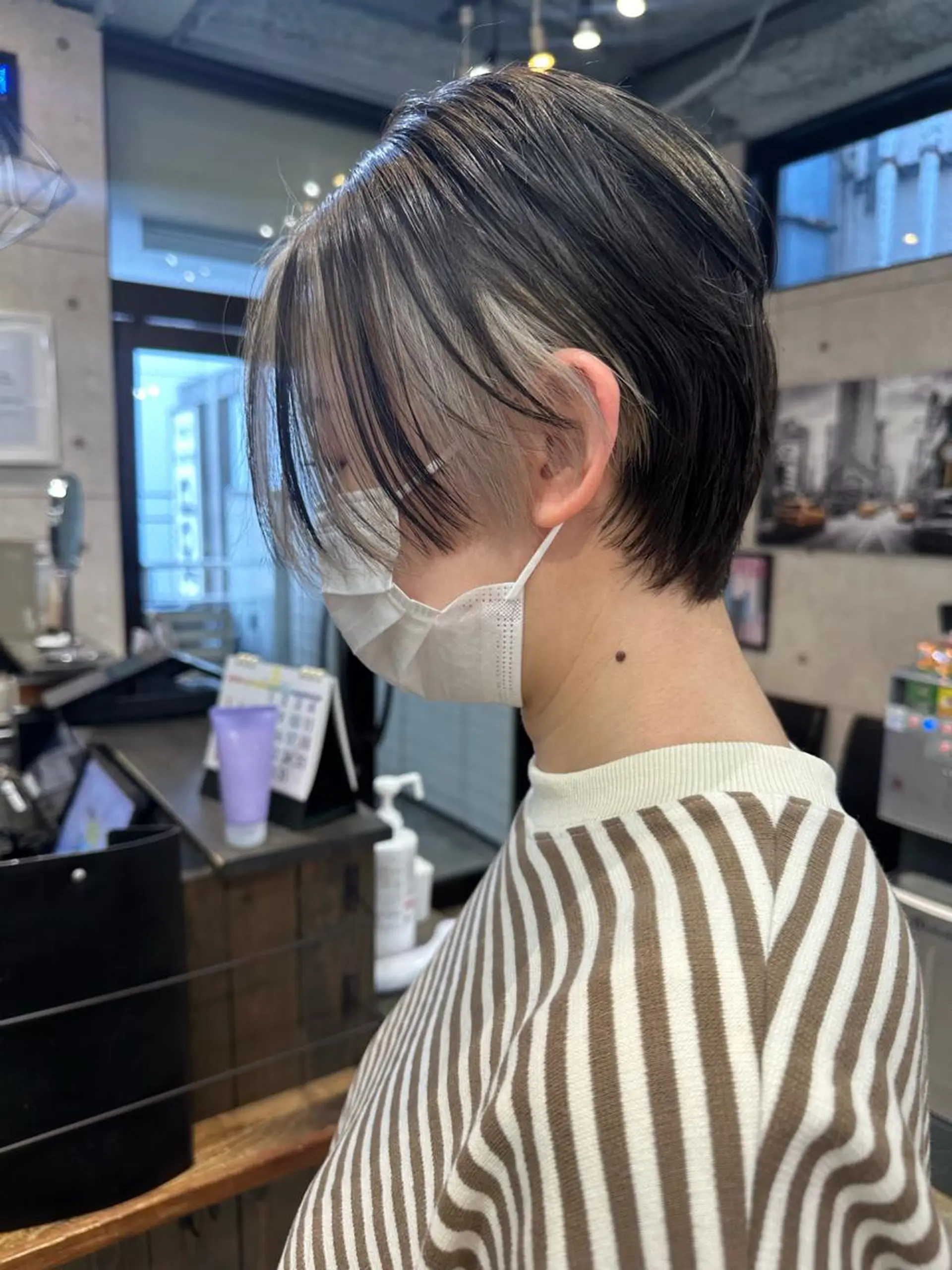 ショート カラー 遠藤沙也加 韓国ヘア/町田のヘアスタイル