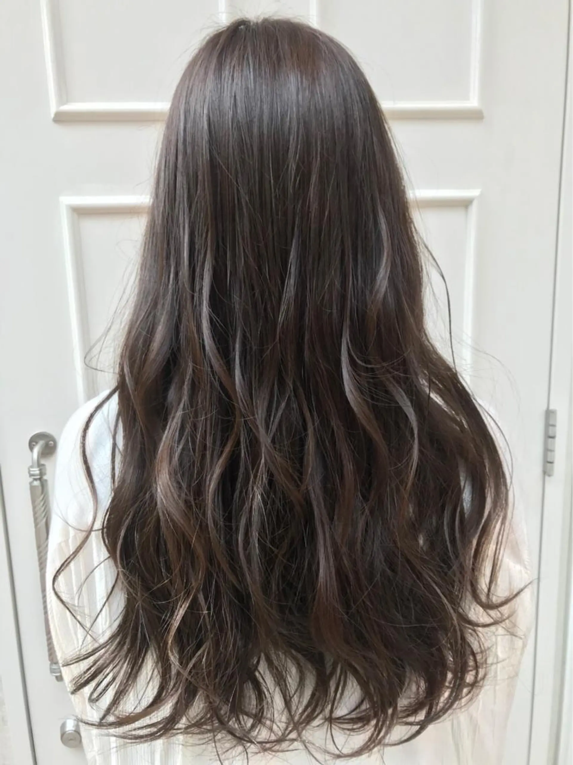 ロング カラー アッシュ ベージュカラー 💈Blanco💈 カラー&ケア🌈のヘアスタイル