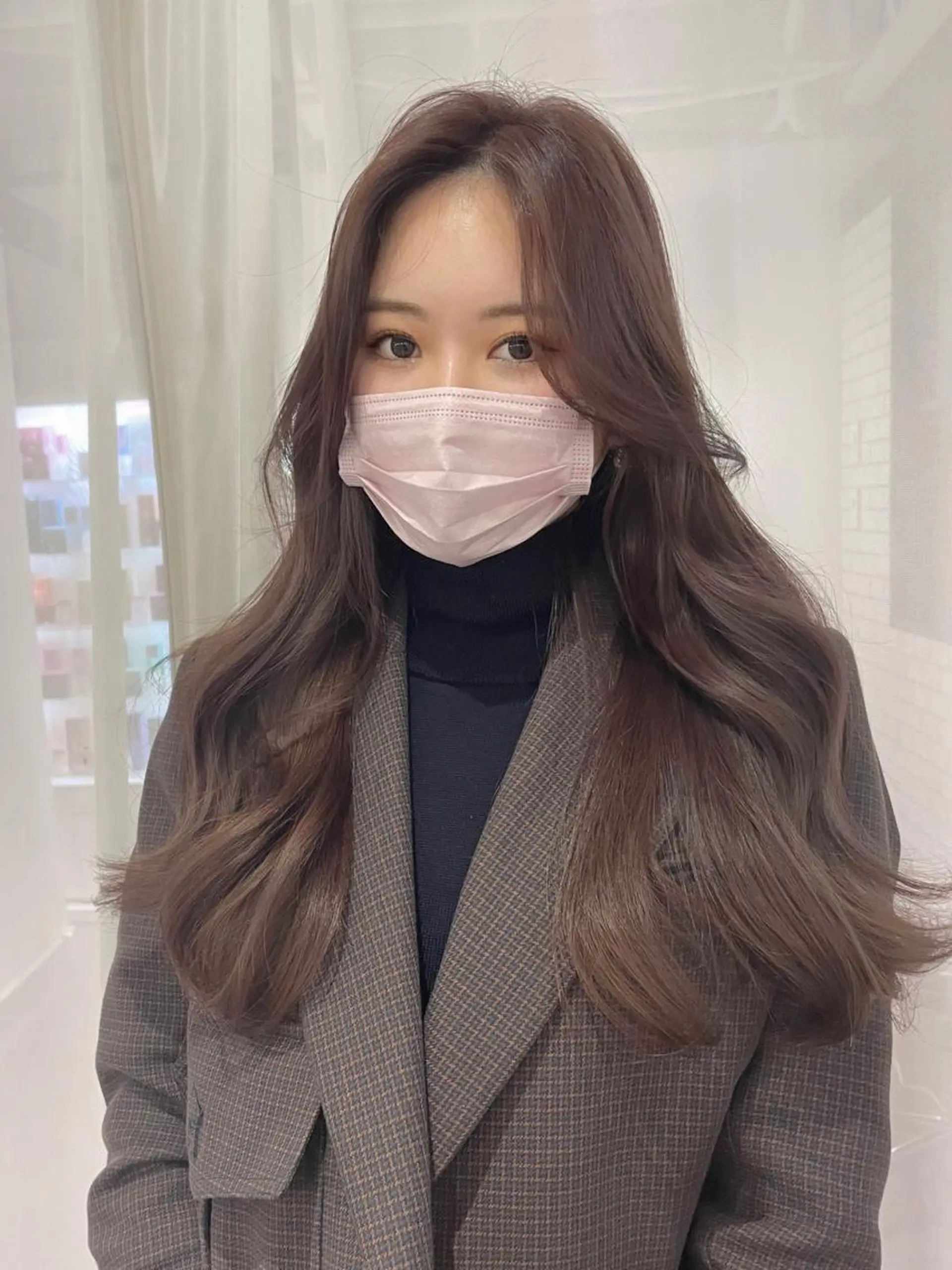 ロング 韓国風ヘア カット ヘアカラー トリートメント 韓国/レイヤー NOISM天王寺のヘアスタイル