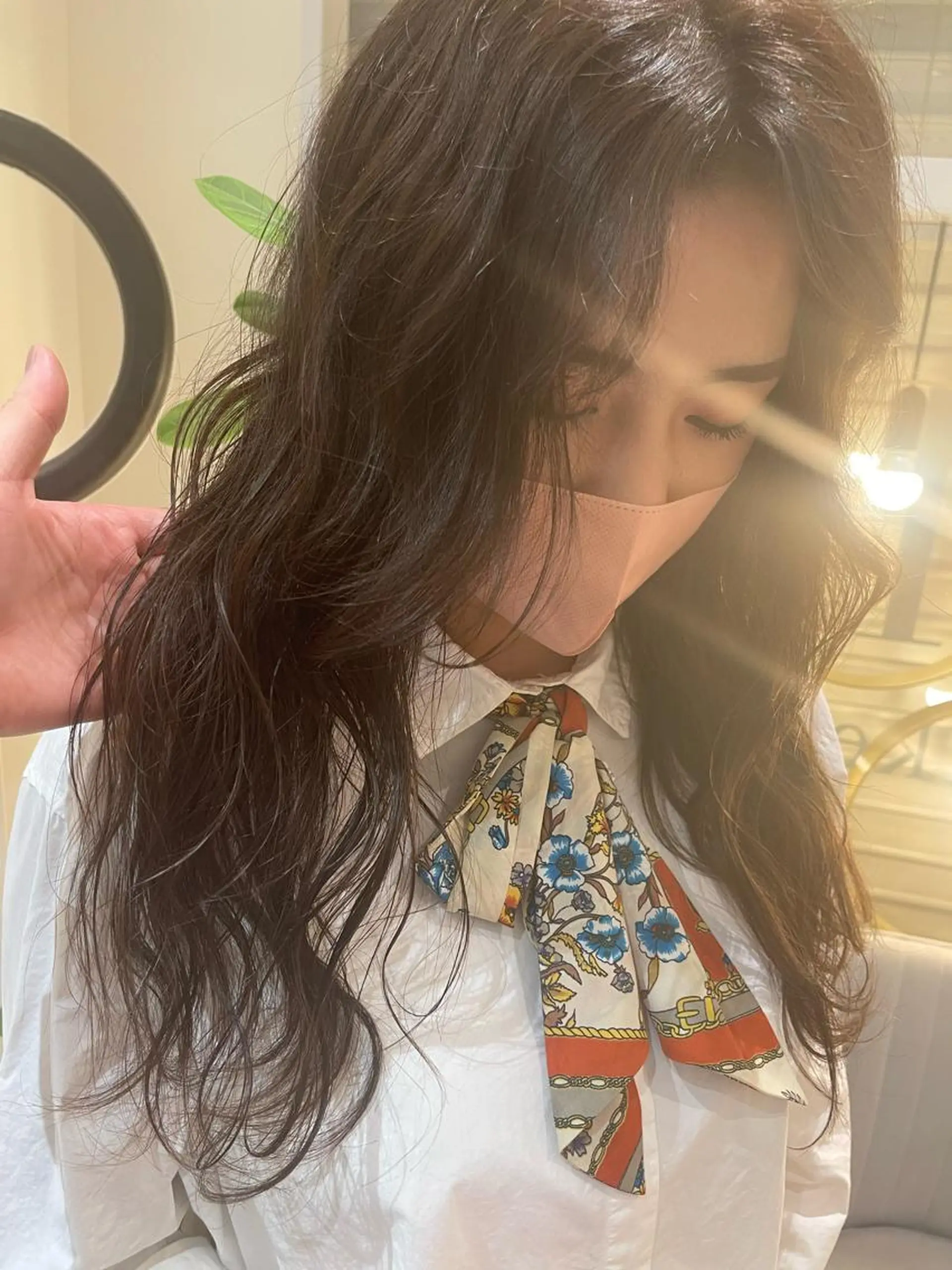 ロング カラー カット ヘアカラー fizelleあべのルシアス所属・fizelle阿倍野 ゆーしんのヘアスタイル