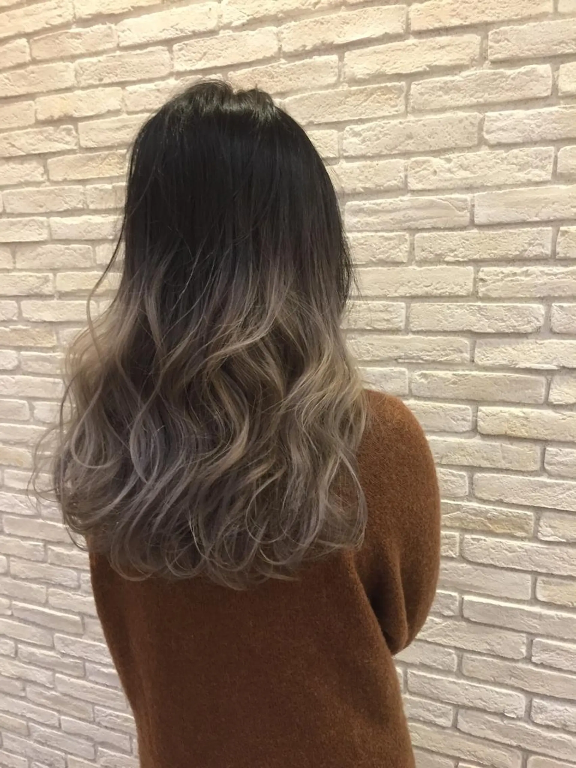 ロング カラー シールエクステ⭐️ オオミタクヤのヘアスタイル