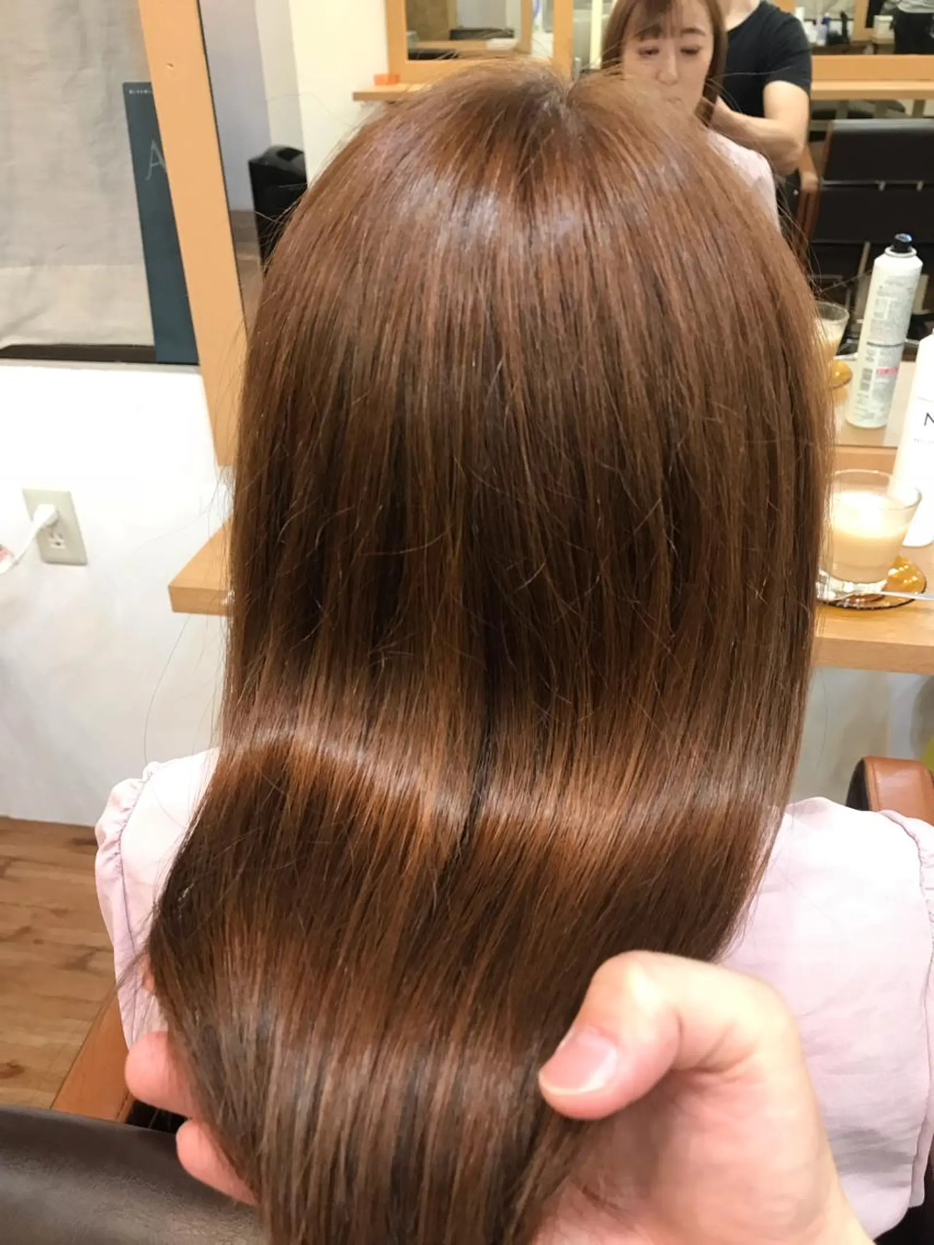 ミディアム カラー フルールbyリトル所属・✨美髪矯正・髪質改善 特化✨CHIKA✨のヘアスタイル