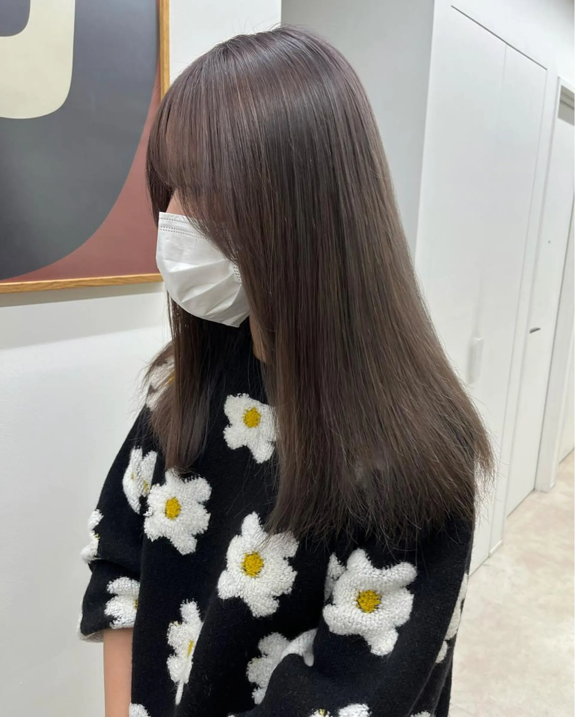 ロング カラー パーマ ヘアアレンジ メンズ キッズ ネイル マツエク・マツパ アイブロウ グレージュ 眉カラー お洒落パーマ/ボブ ❄️Tomoka❄️のヘアスタイル