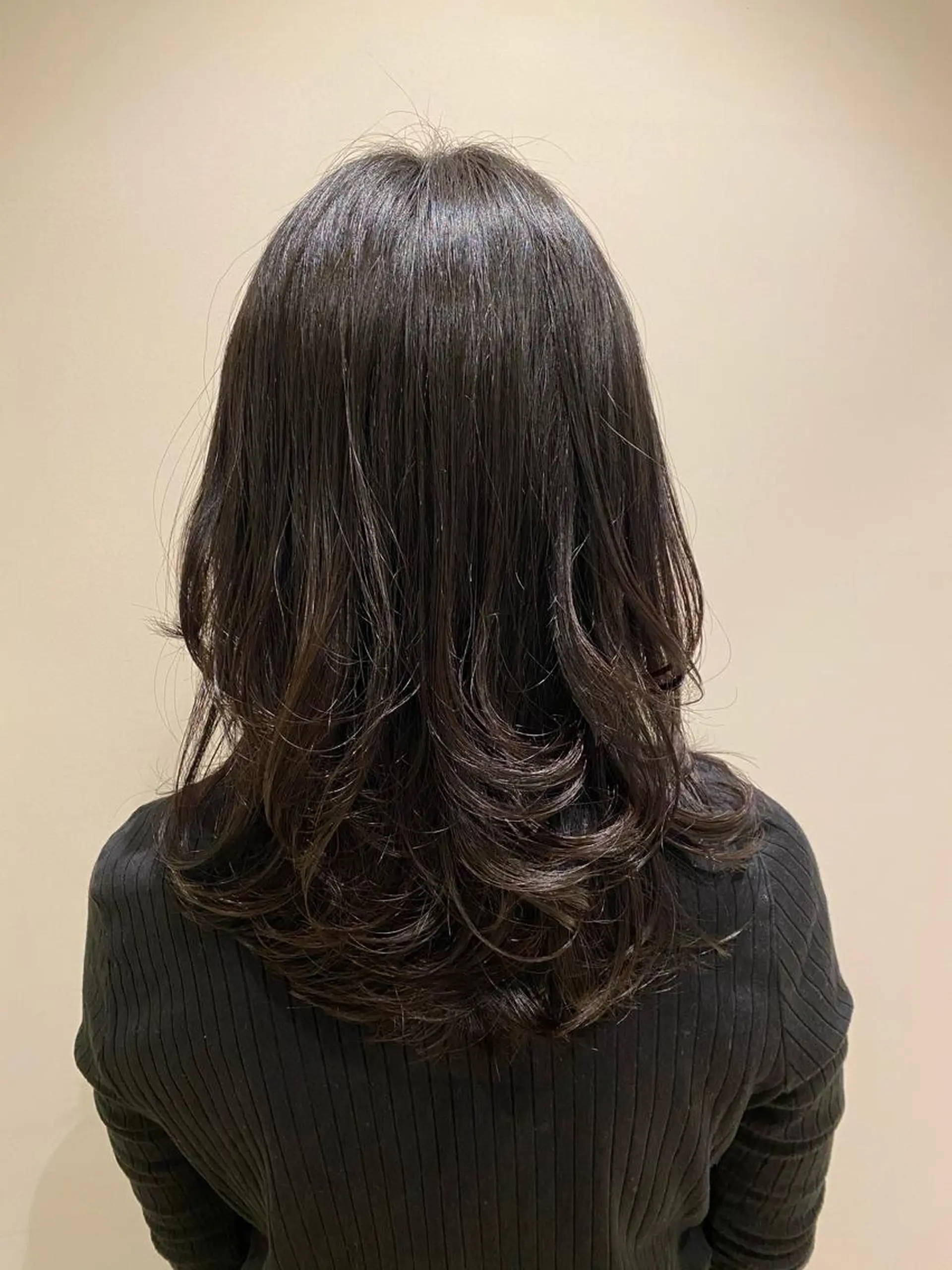 セミロング レイヤーカット ウルフカット 艶髪🌿美髪 大塚礼乃【西荻窪】のヘアスタイル