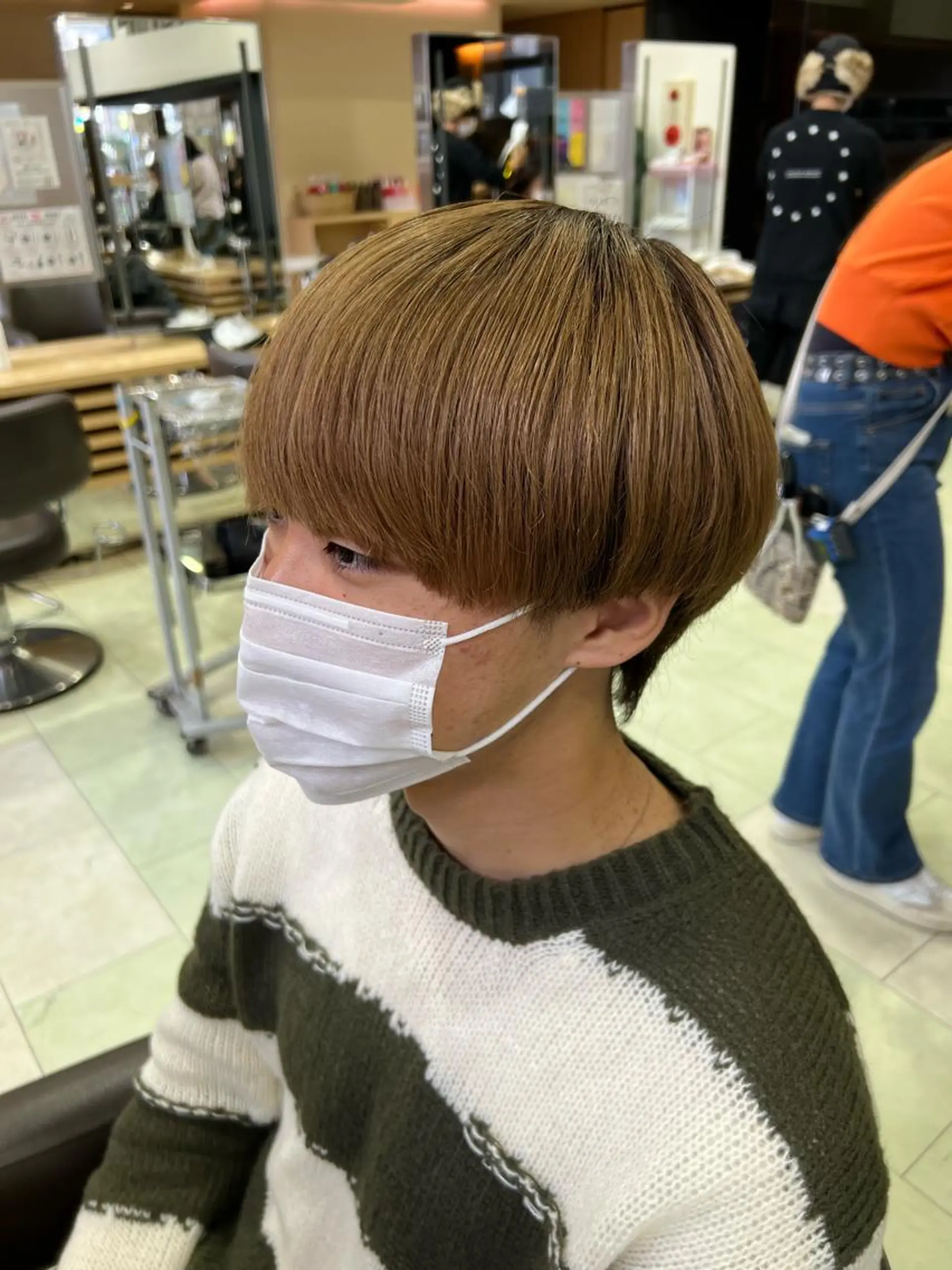 パーマ メンズ 酸性ストレート ストレートパーマ カット 縮毛矯正 トリートメント 韓国ヘアダウンパーマ シャドウパーマ/航太のヘアスタイル