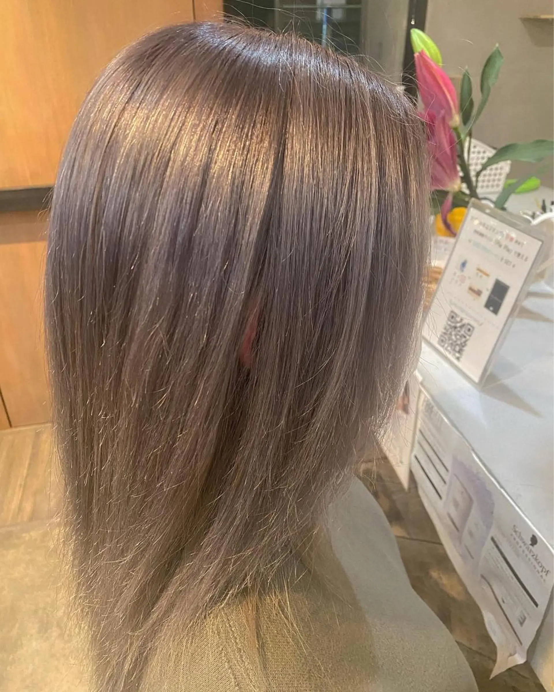 セミロング ヘアカラー トリートメント sail所属・sail ミウのヘアスタイル