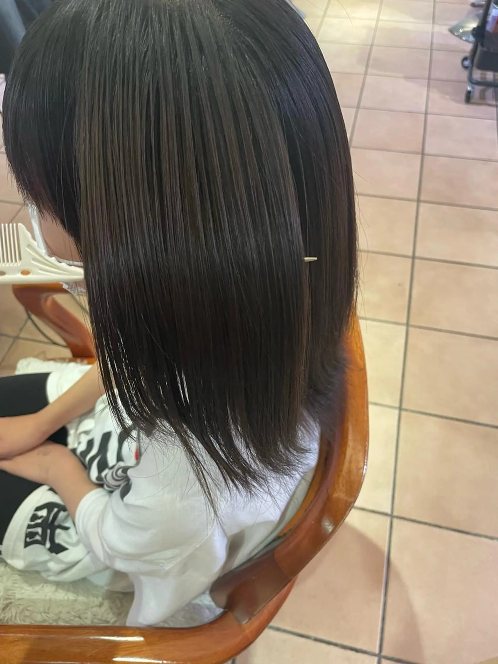ミディアム 縮毛矯正 宮里 雄大のヘアスタイル
