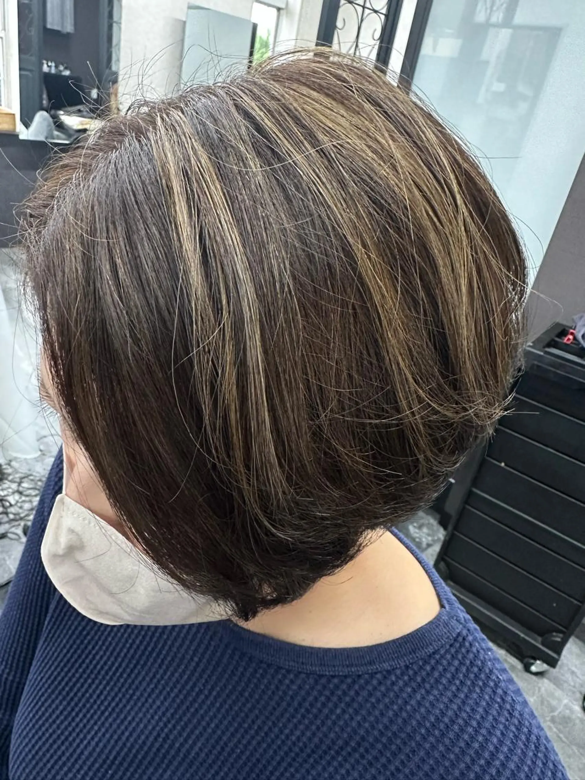 ショート ハイライト エンゼル美容室所属・エンゼルス美容室斉間 圭司のヘアスタイル
