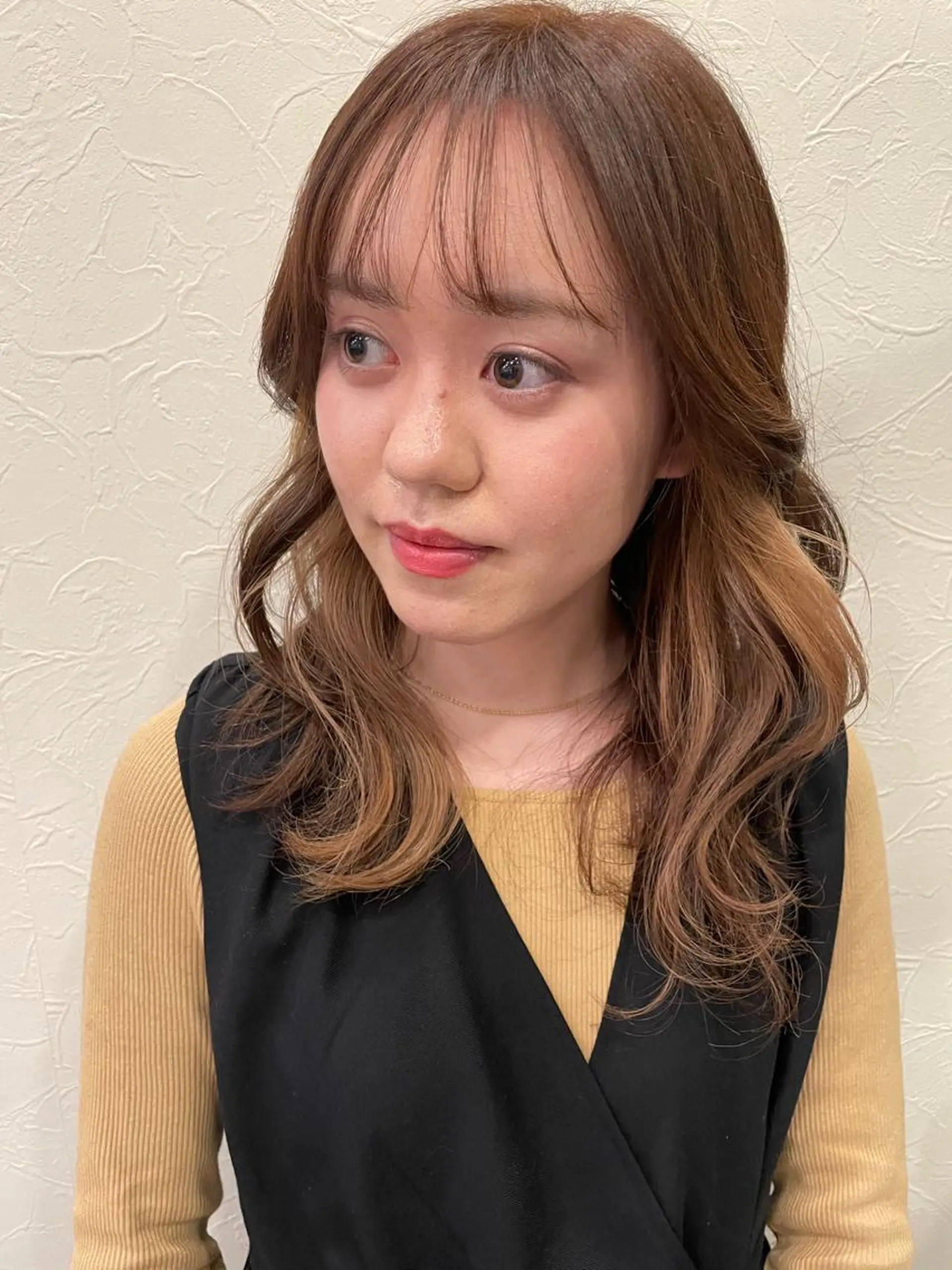 ミディアム カラー ヘアアレンジ SHANTi 飯塚 ヘアセット/髪質改善のヘアスタイル