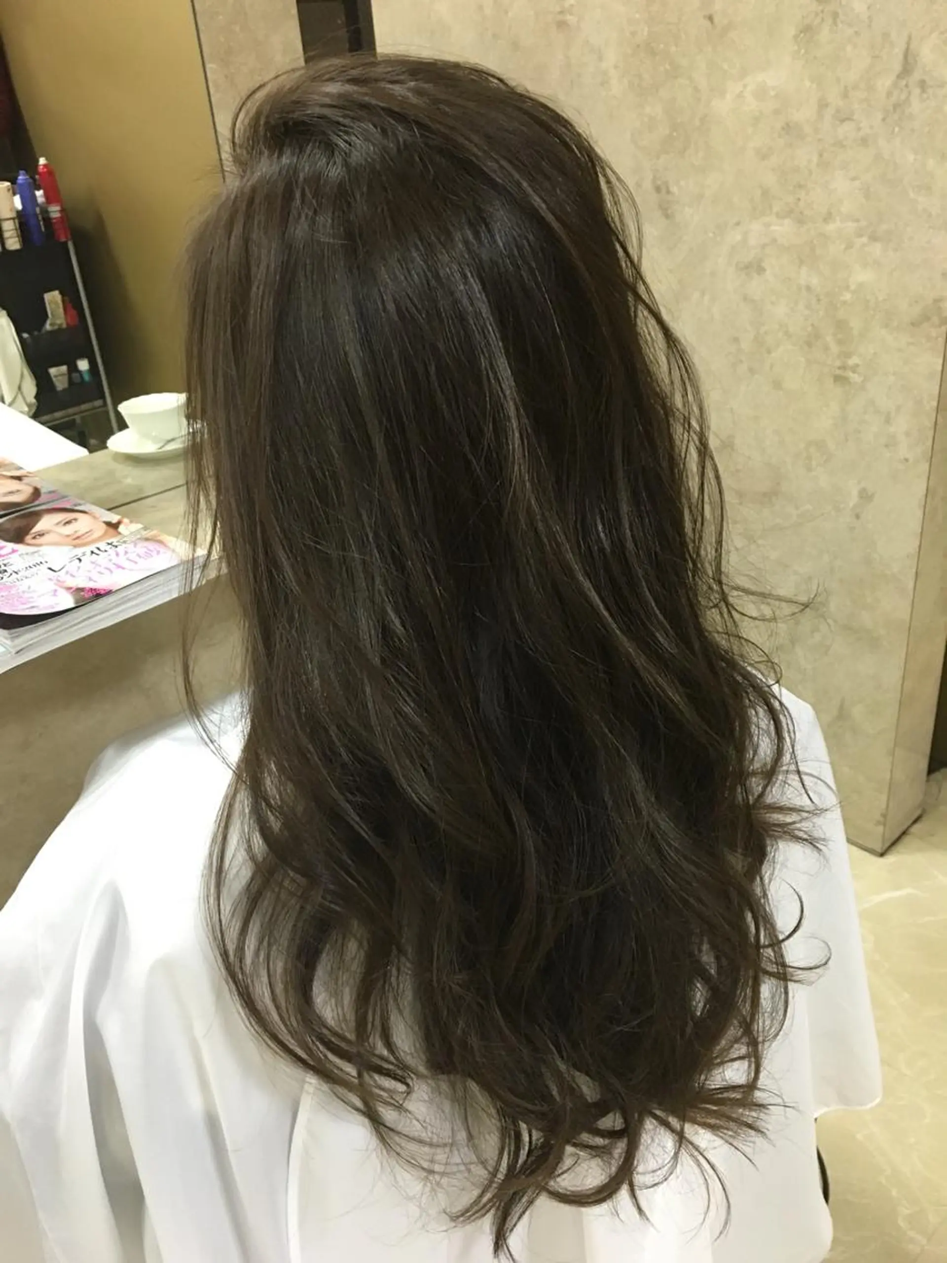 ロング カラー ベージュカラー オリーブベージュ Beach private salon所属・Beach 代表 KENTAのヘアスタイル