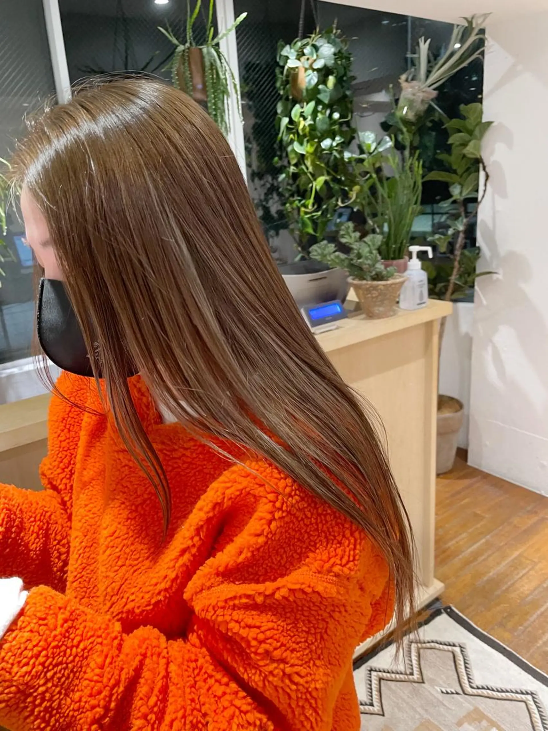 ロング カラー ヘアカラー 林 隆平のヘアスタイル