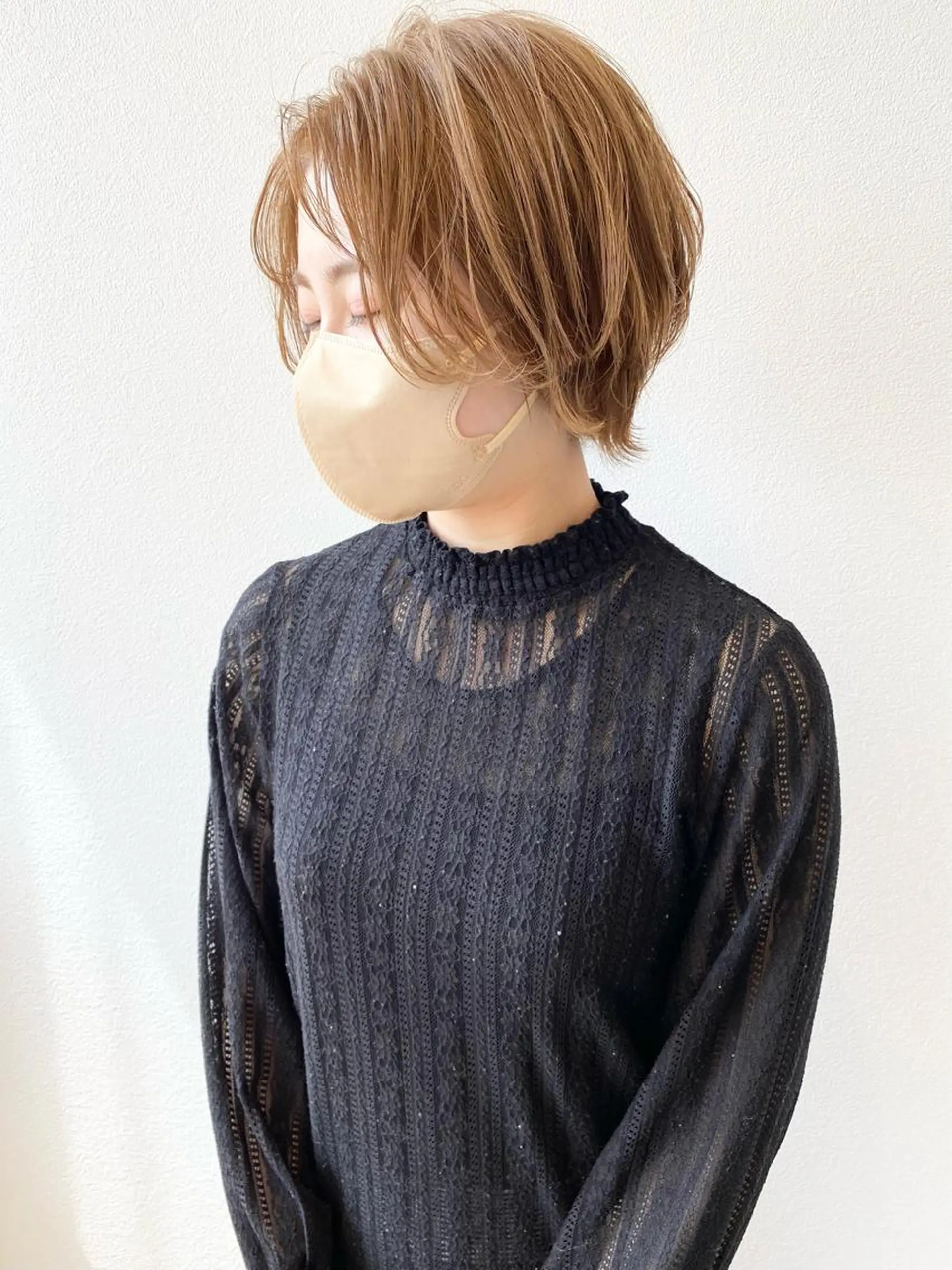 ショート カット ヘアカラー トリートメント MYRTLE TSUNODAのヘアスタイル