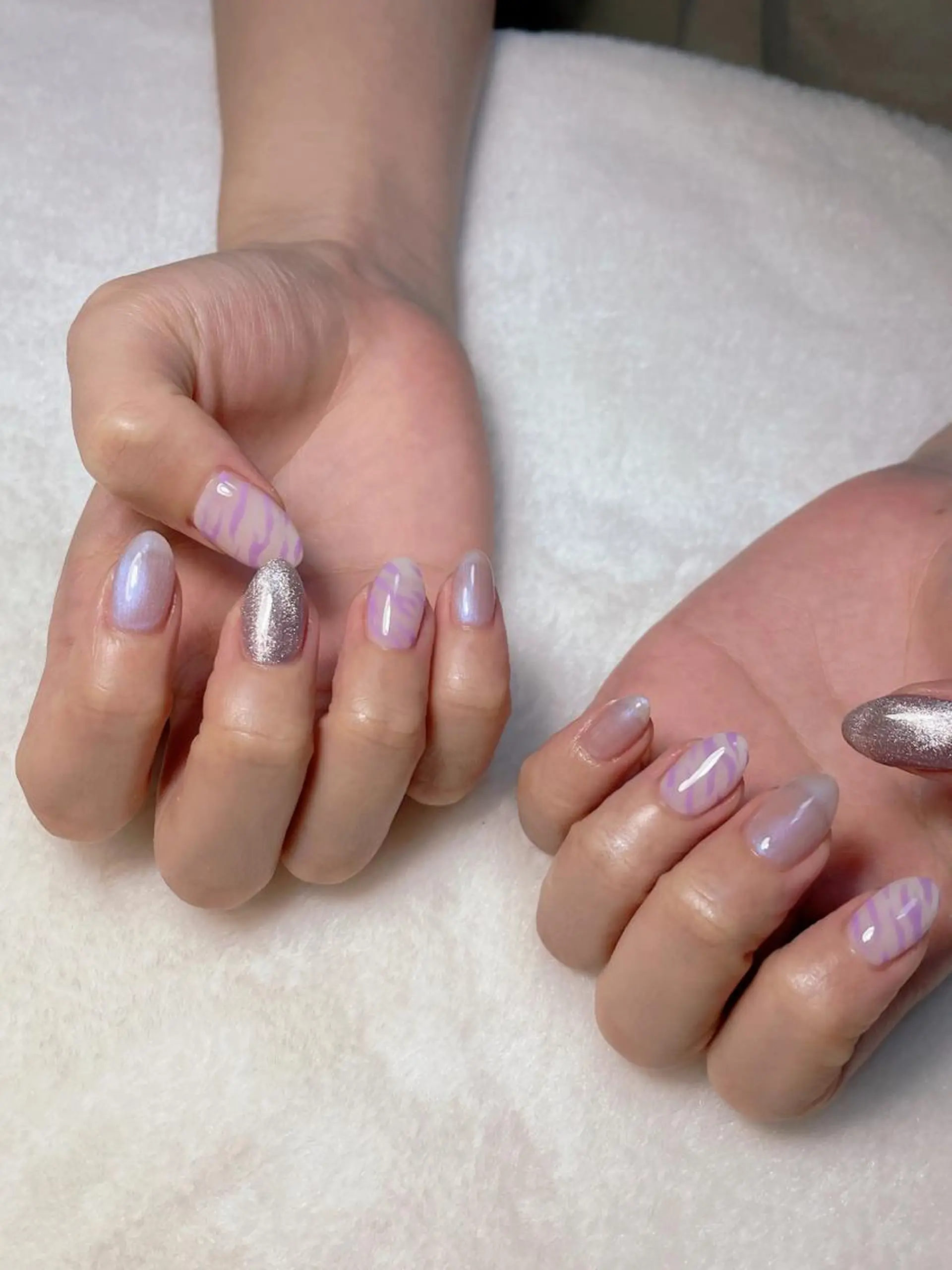 ネイル アニマル柄 アートネイル ハンドネイル kipinail 川﨑えりかのネイルデザイン