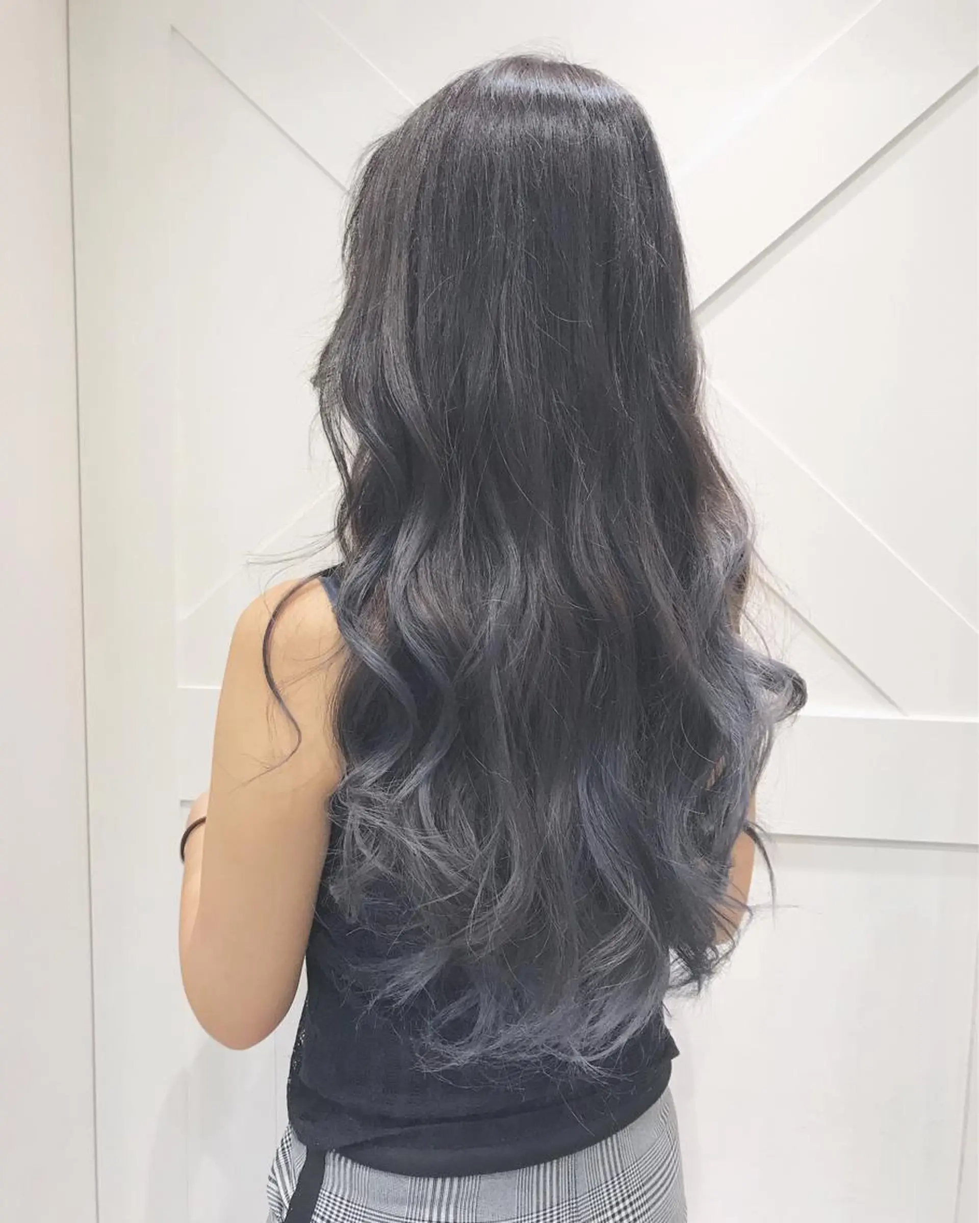 ロング カラー パーマ ヘアアレンジ IwAsh二俣川所属・IwAsh✄﻿ アオイのヘアスタイル