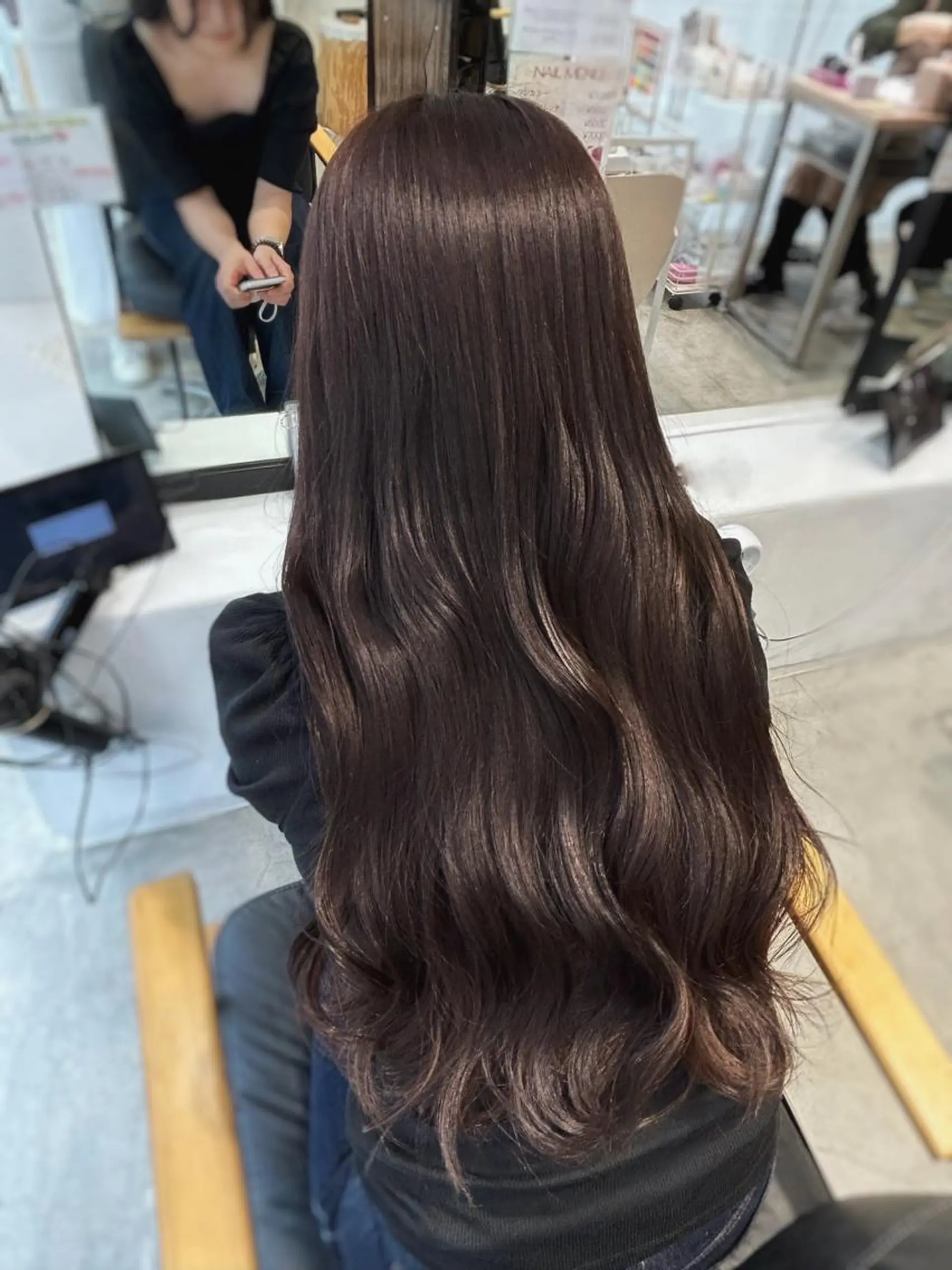 ロング ながい りなのヘアスタイル