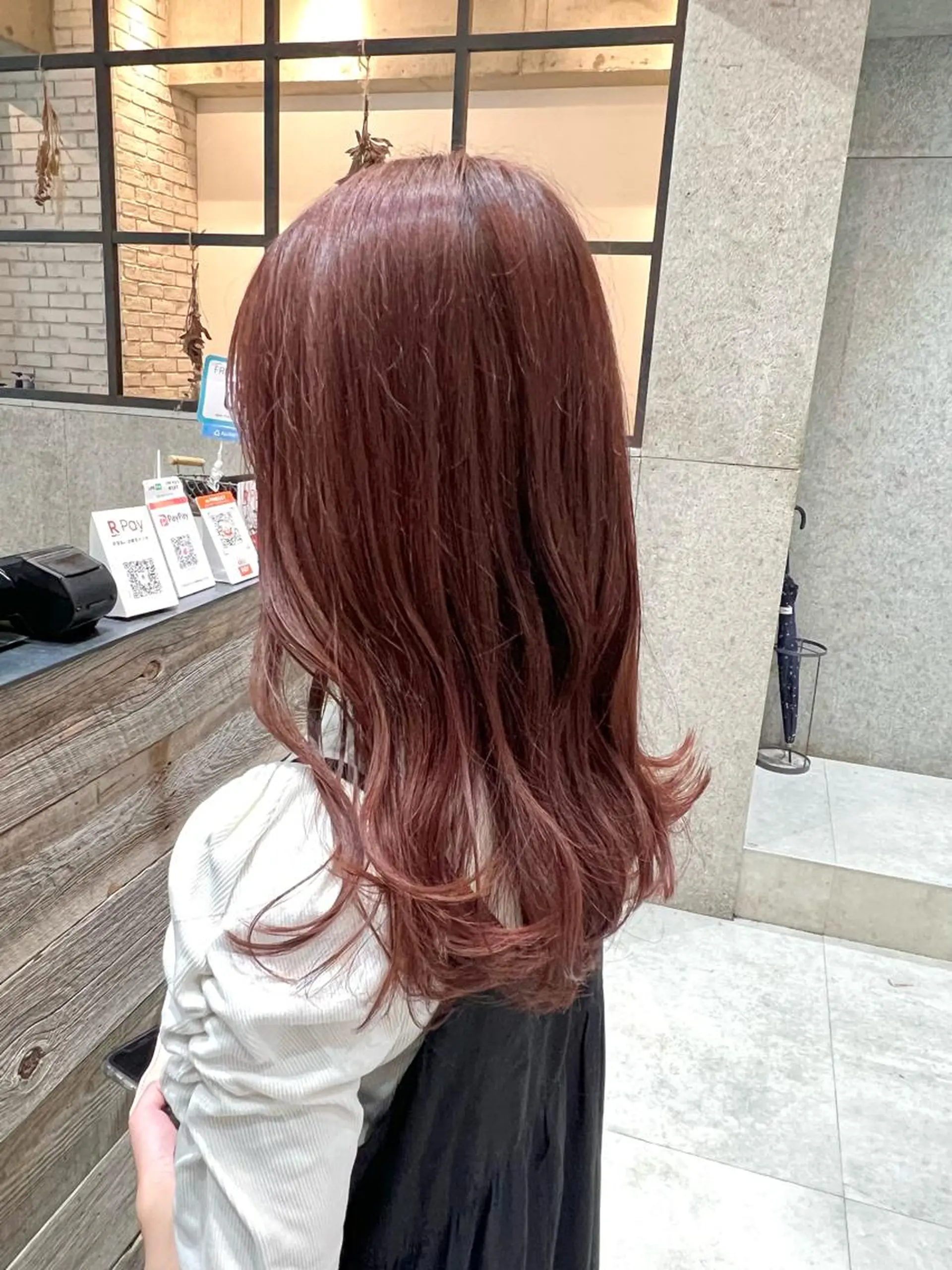 ロング カラー ブラウンカラー ピンクカラー ピンクブラウン カット ヘアカラー トリートメント 🌿ニュアンスヘア 🌿福田沙也加のヘアスタイル